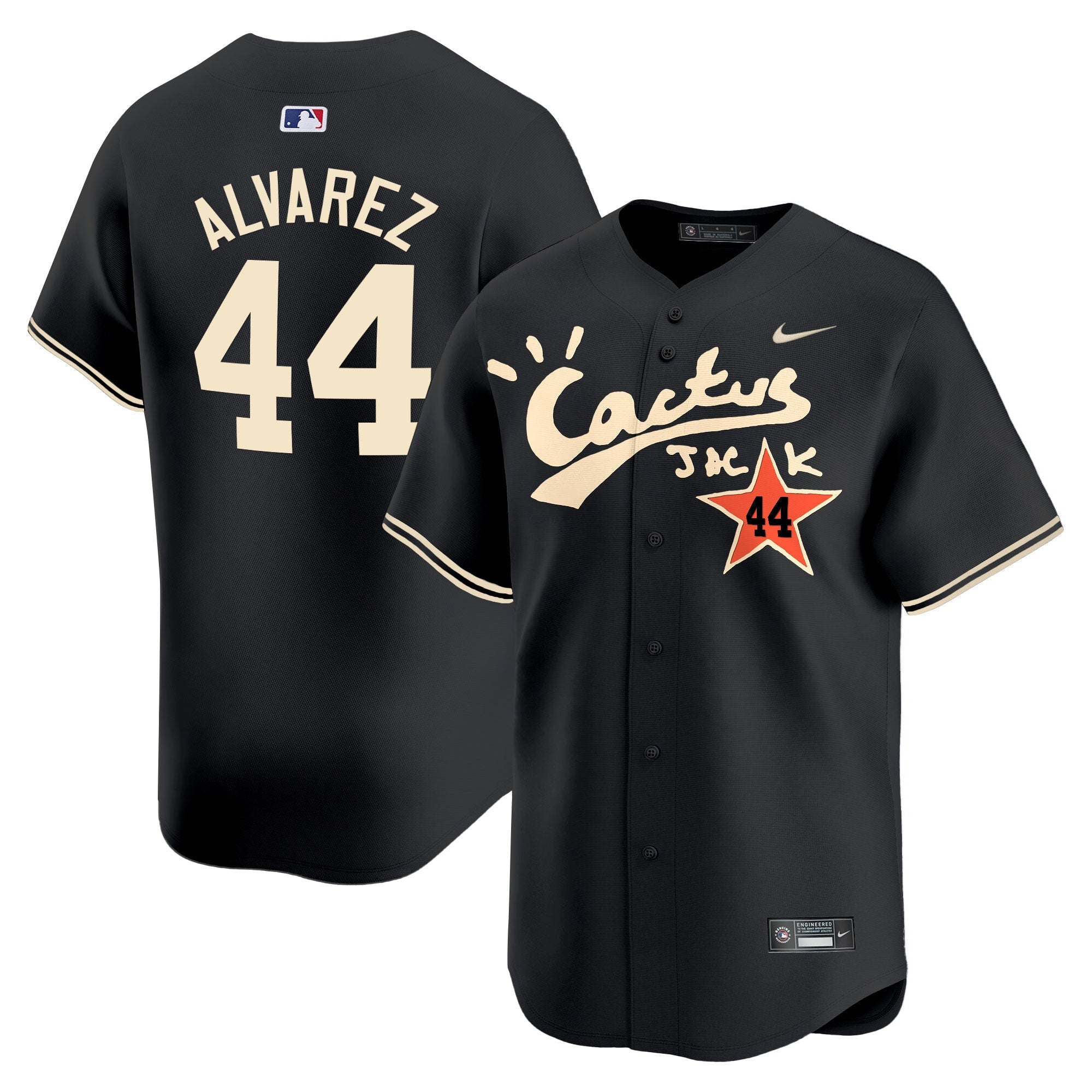Men’s Houston Cactus Jack Vapor Premier Limited Jersey V2 – Stitched