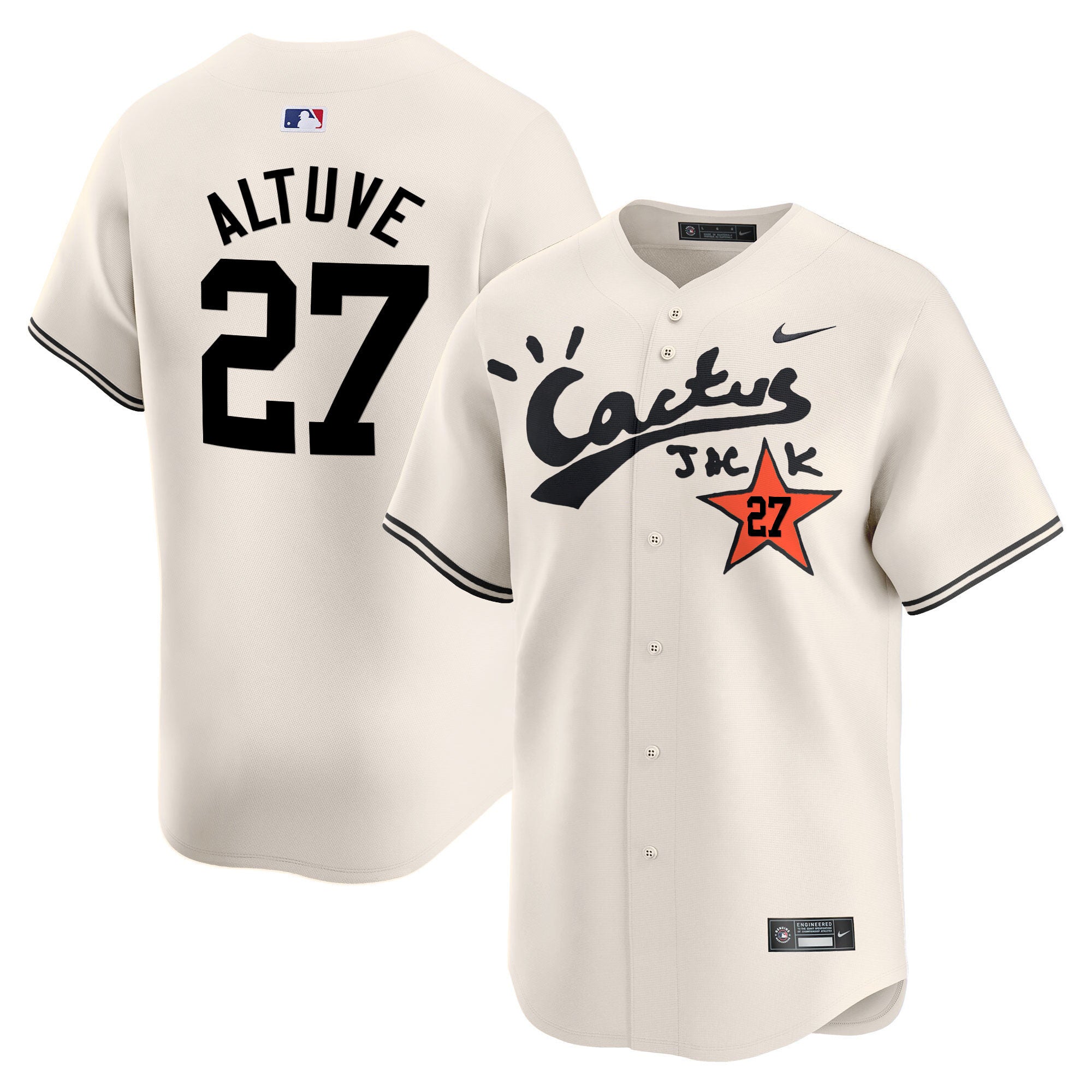 Men’s Houston Cactus Jack Vapor Premier Limited Jersey V2 – Stitched