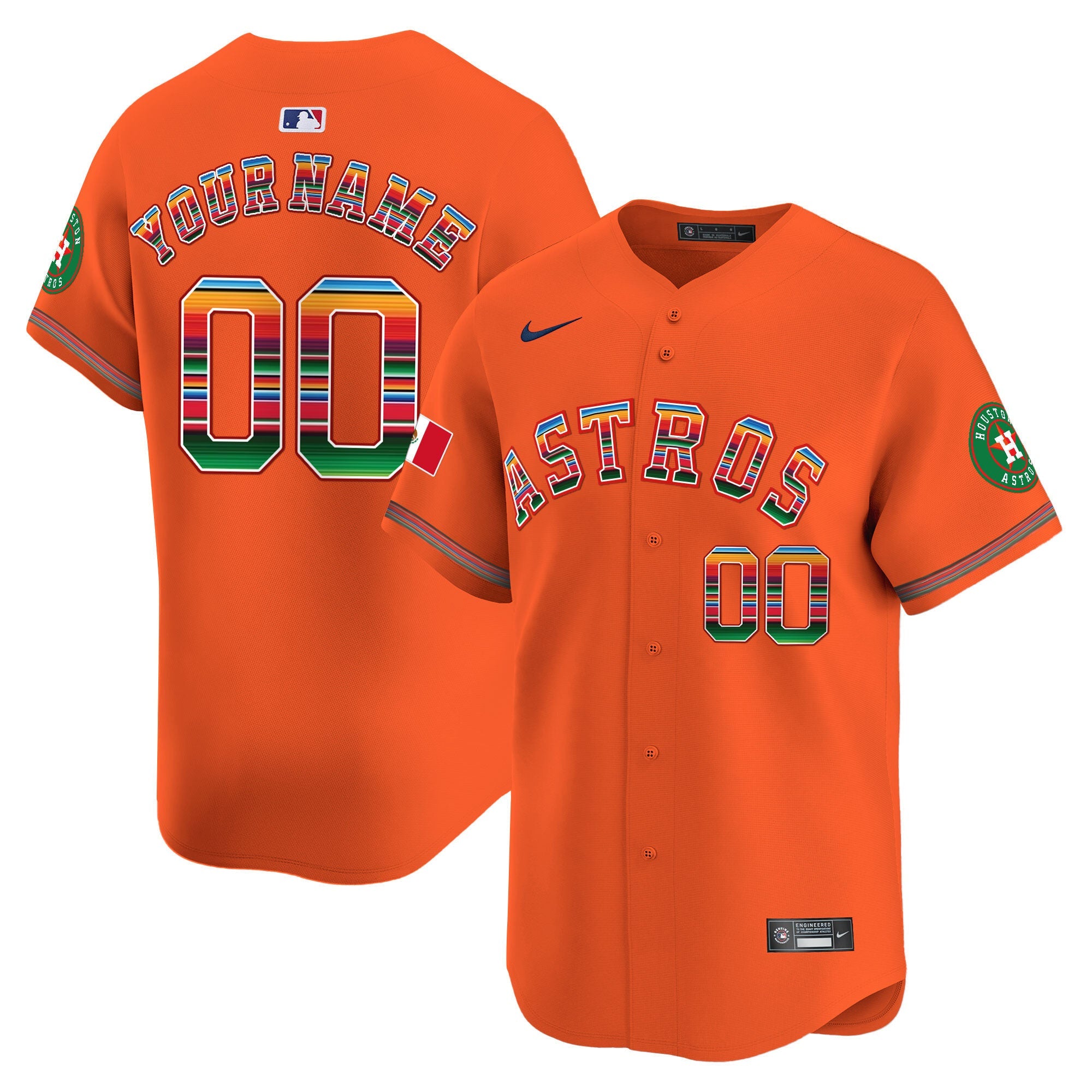Houston Mexico Vapor Premier Limited Custom Jersey