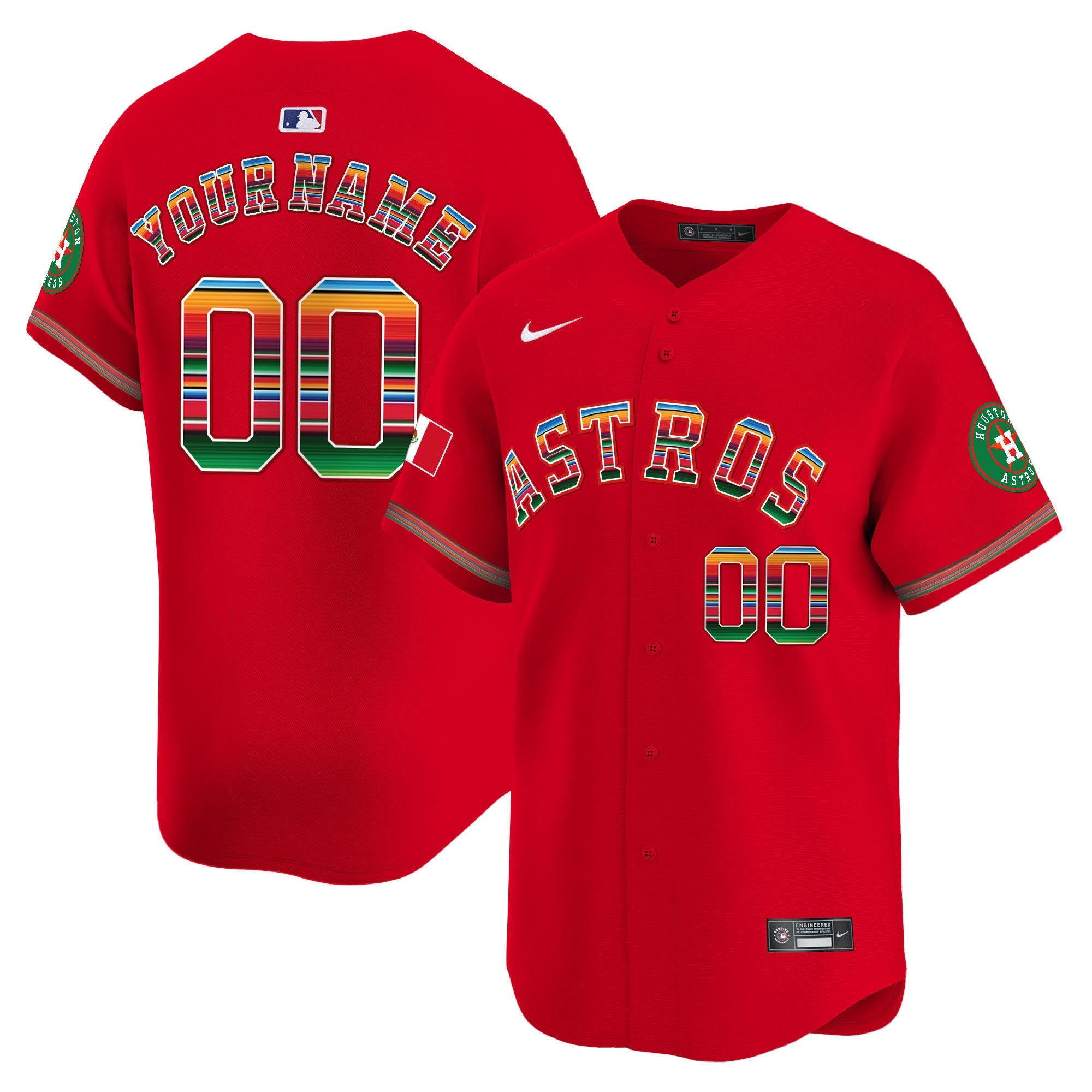 Houston Mexico Vapor Premier Limited Custom Jersey