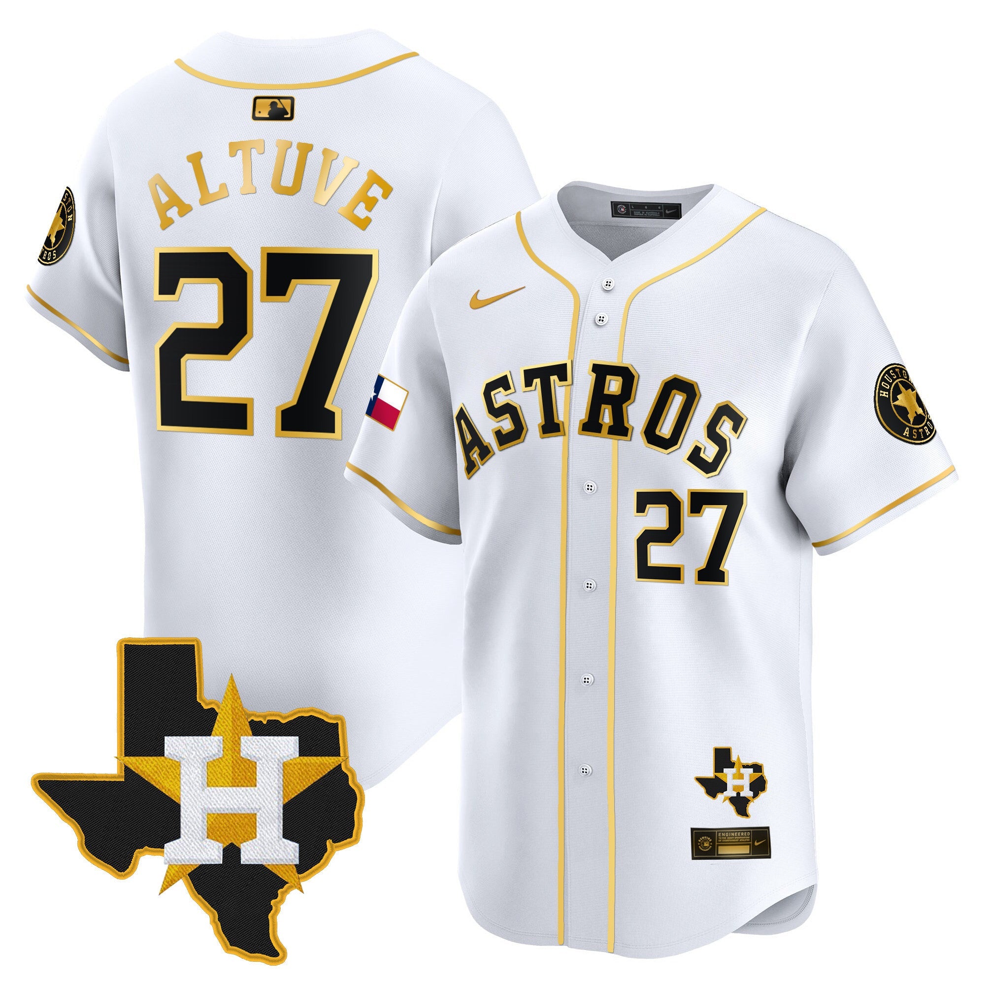Men’s Houston Texas Patch Vapor Premier Limited Jersey