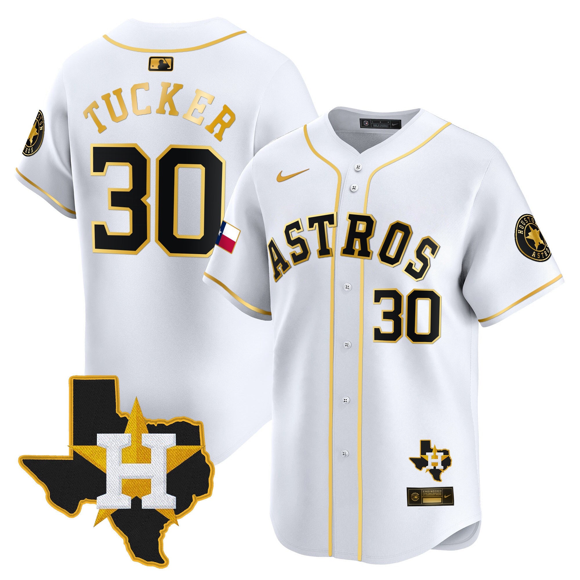 Men’s Houston Texas Patch Vapor Premier Limited Jersey