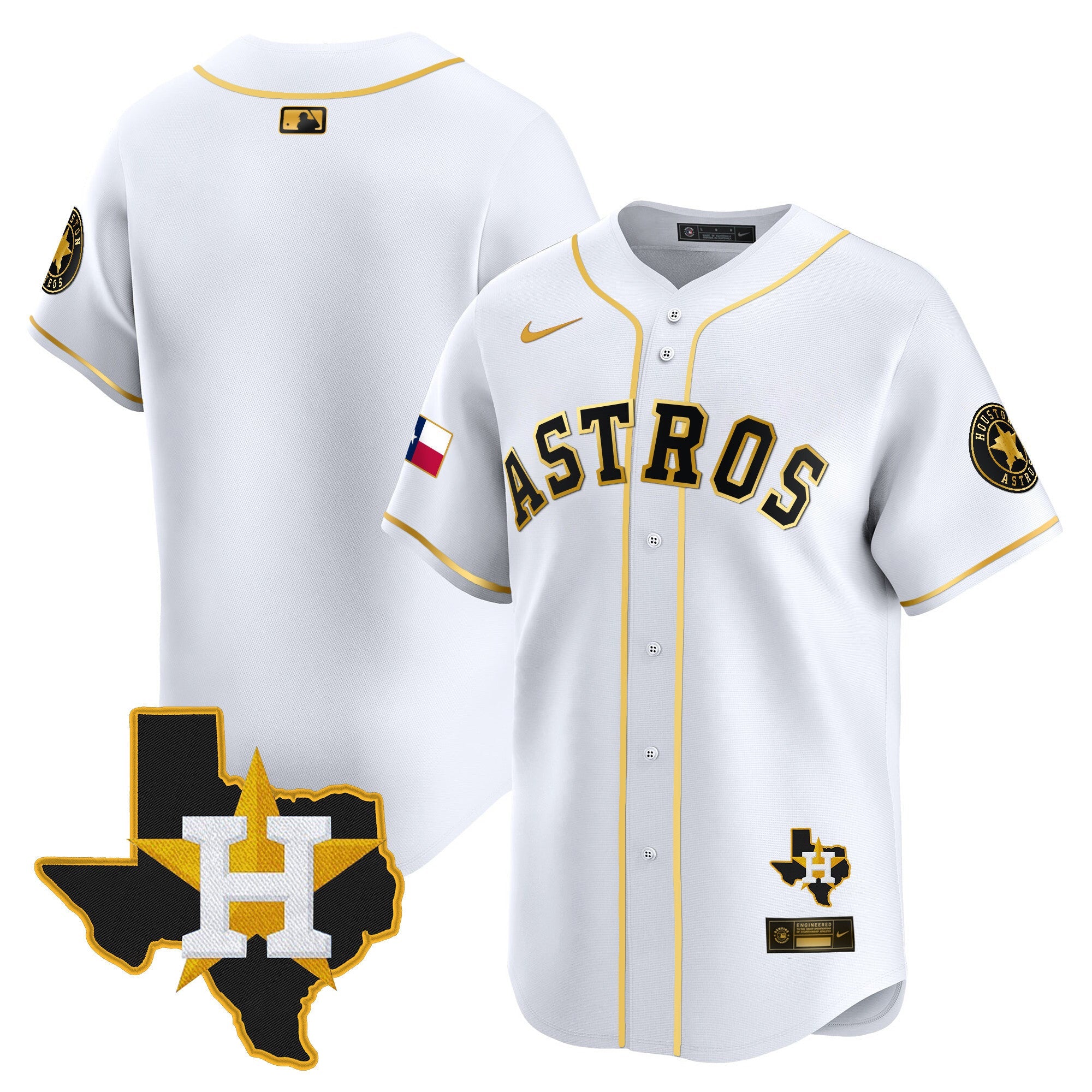 Men’s Houston Texas Patch Vapor Premier Limited Jersey