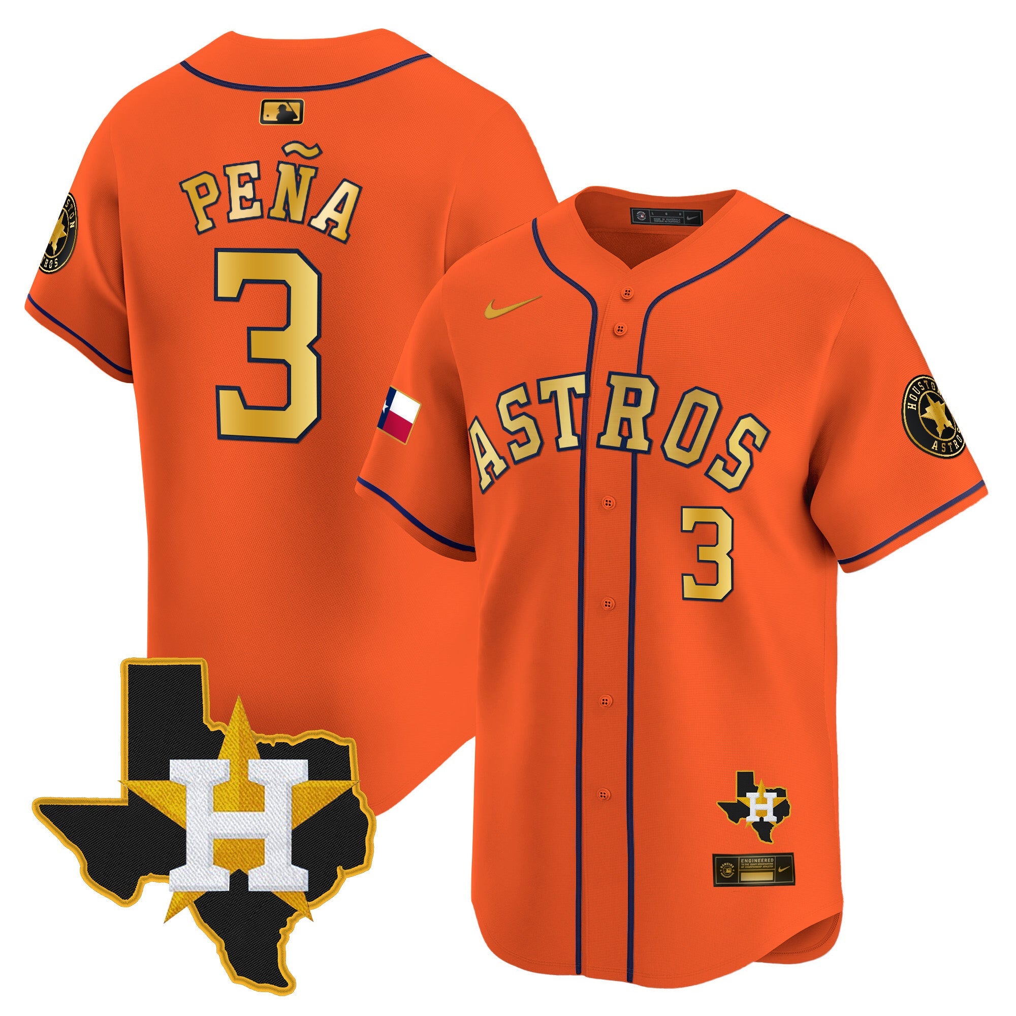 Men’s Houston Texas Patch Vapor Premier Limited Jersey