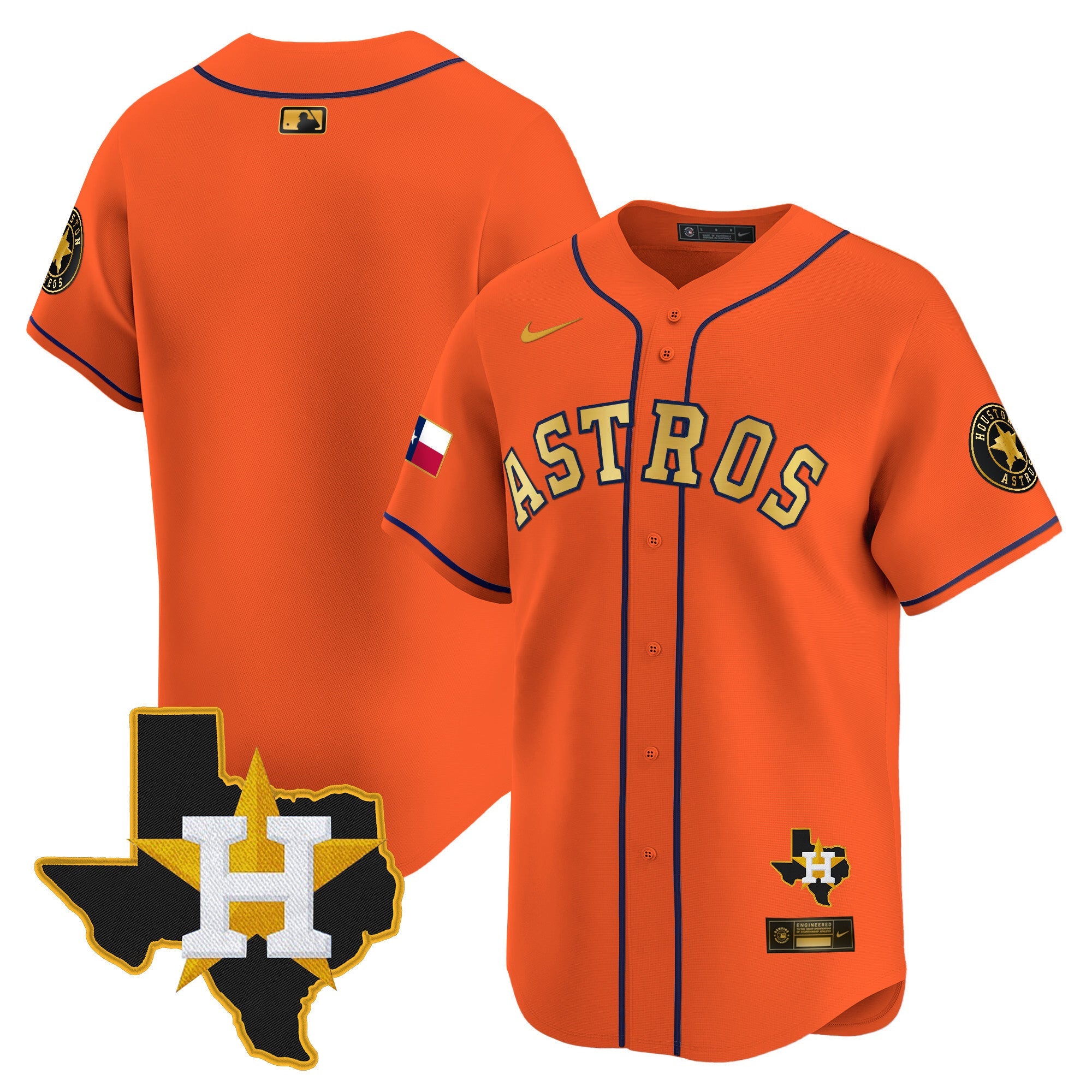 Men’s Houston Texas Patch Vapor Premier Limited Jersey