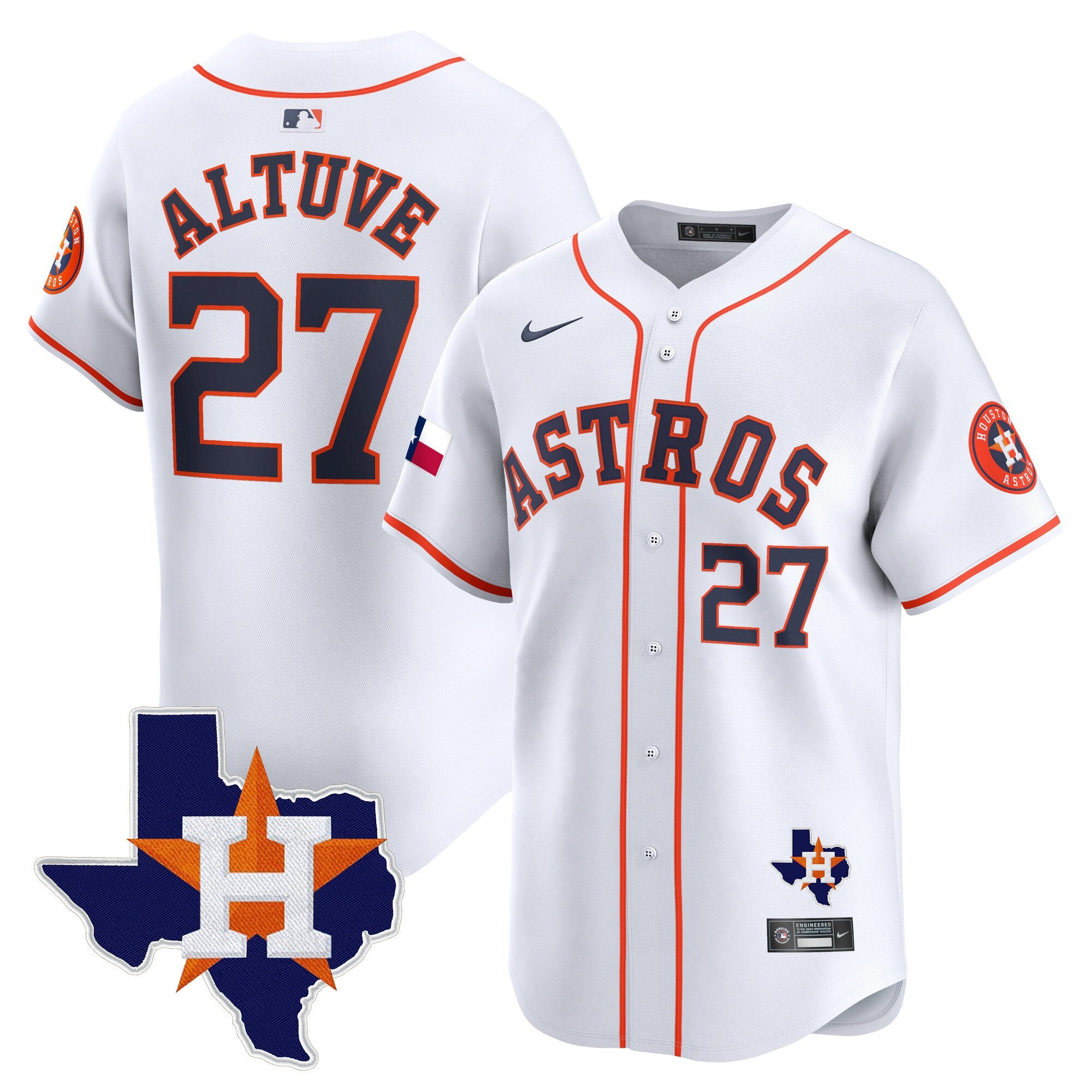 Men’s Houston Texas Patch Vapor Premier Limited Jersey