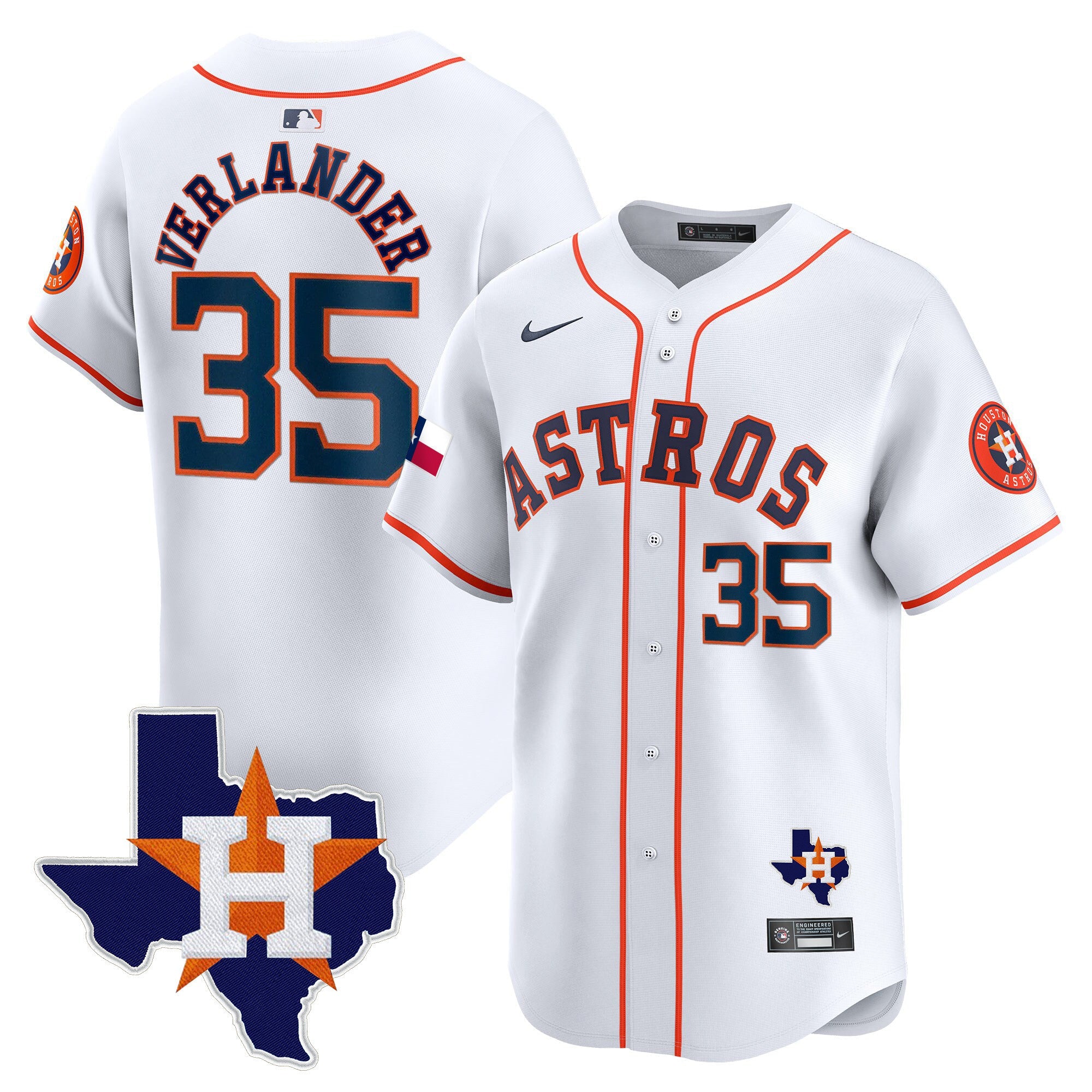 Men’s Houston Texas Patch Vapor Premier Limited Jersey