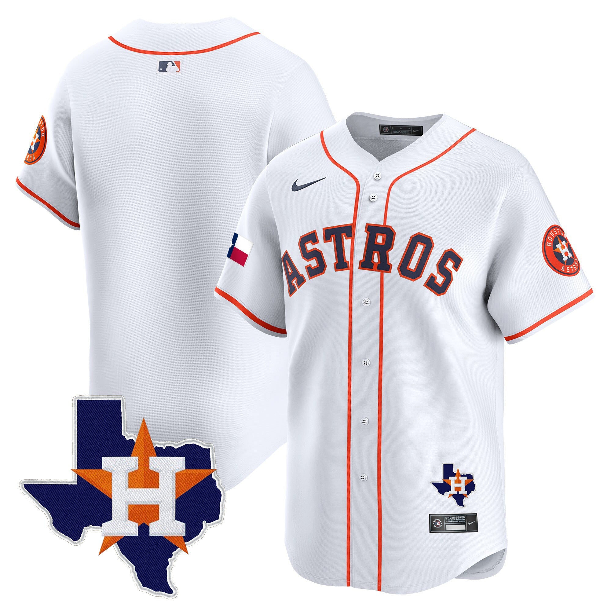 Men’s Houston Texas Patch Vapor Premier Limited Jersey