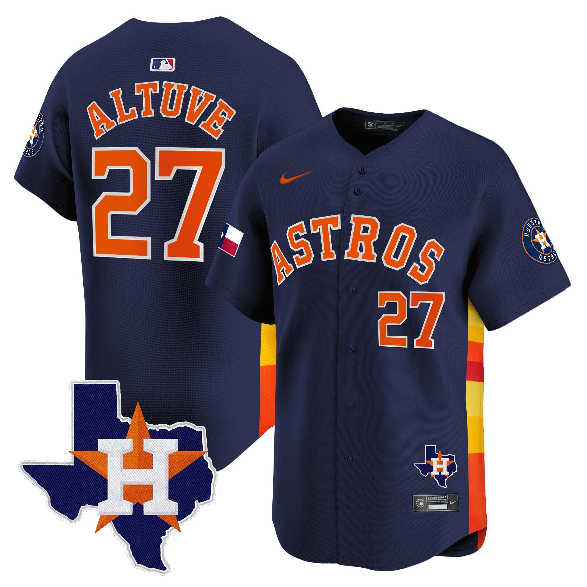 Men’s Houston Texas Patch Vapor Premier Limited Jersey