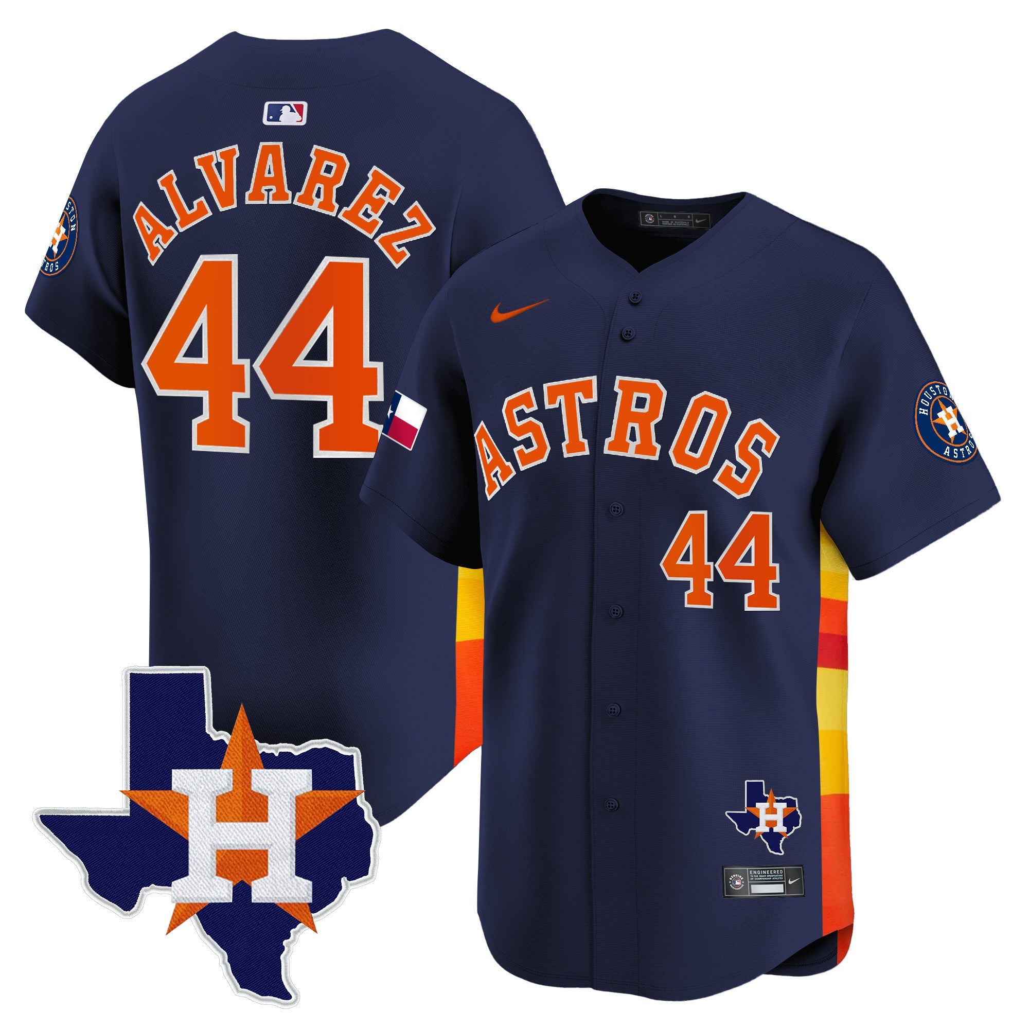 Men’s Houston Texas Patch Vapor Premier Limited Jersey
