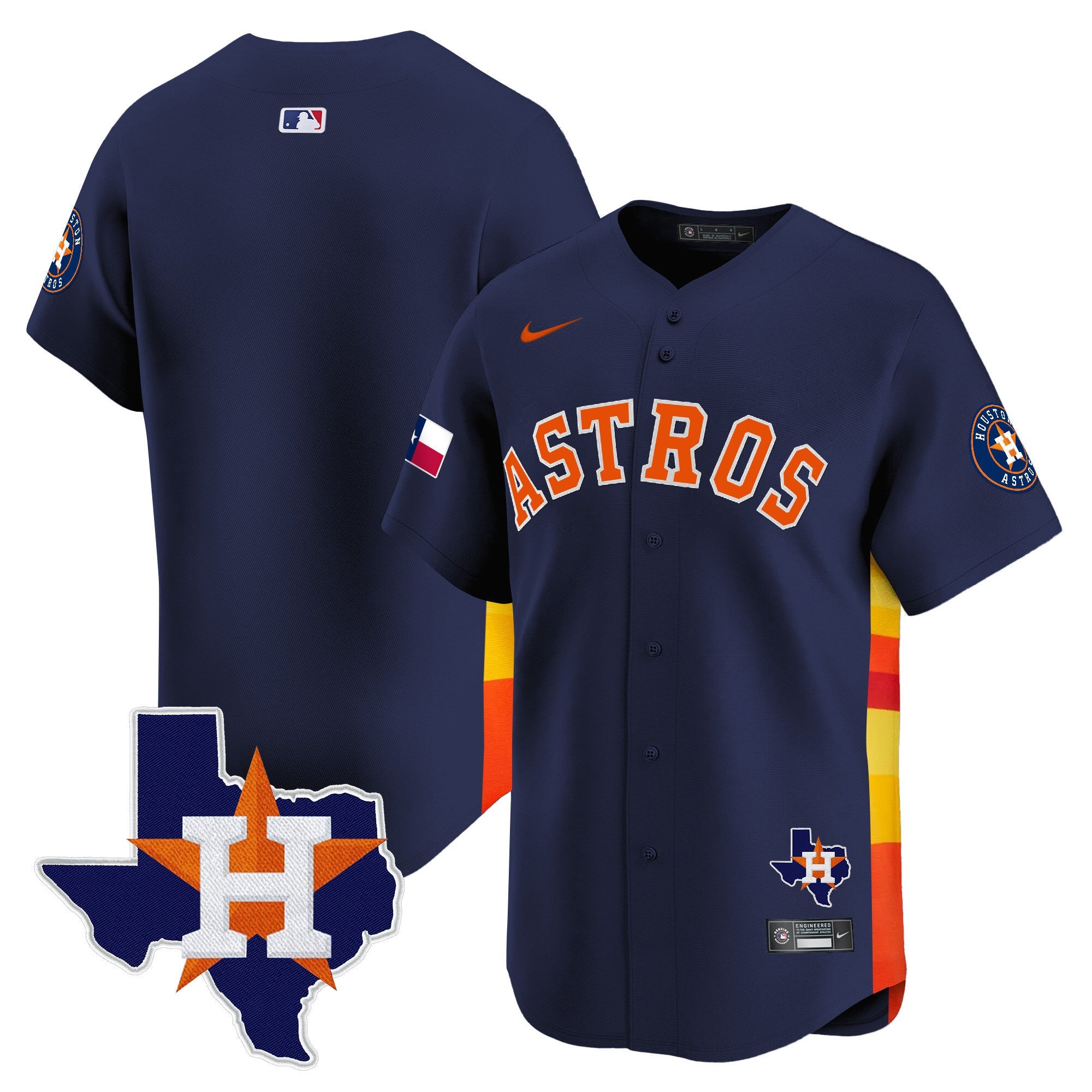 Men’s Houston Texas Patch Vapor Premier Limited Jersey