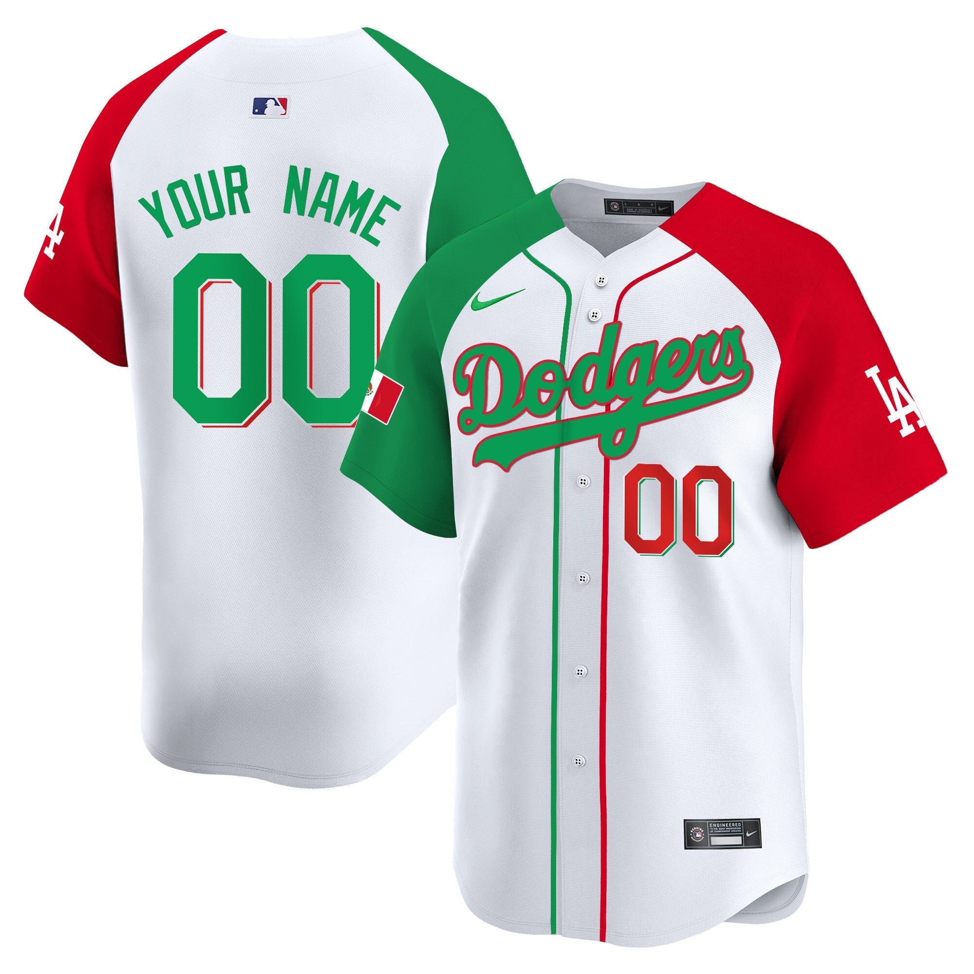 Los Angeles Mexico Vapor Premier Limited Custom Jersey V2