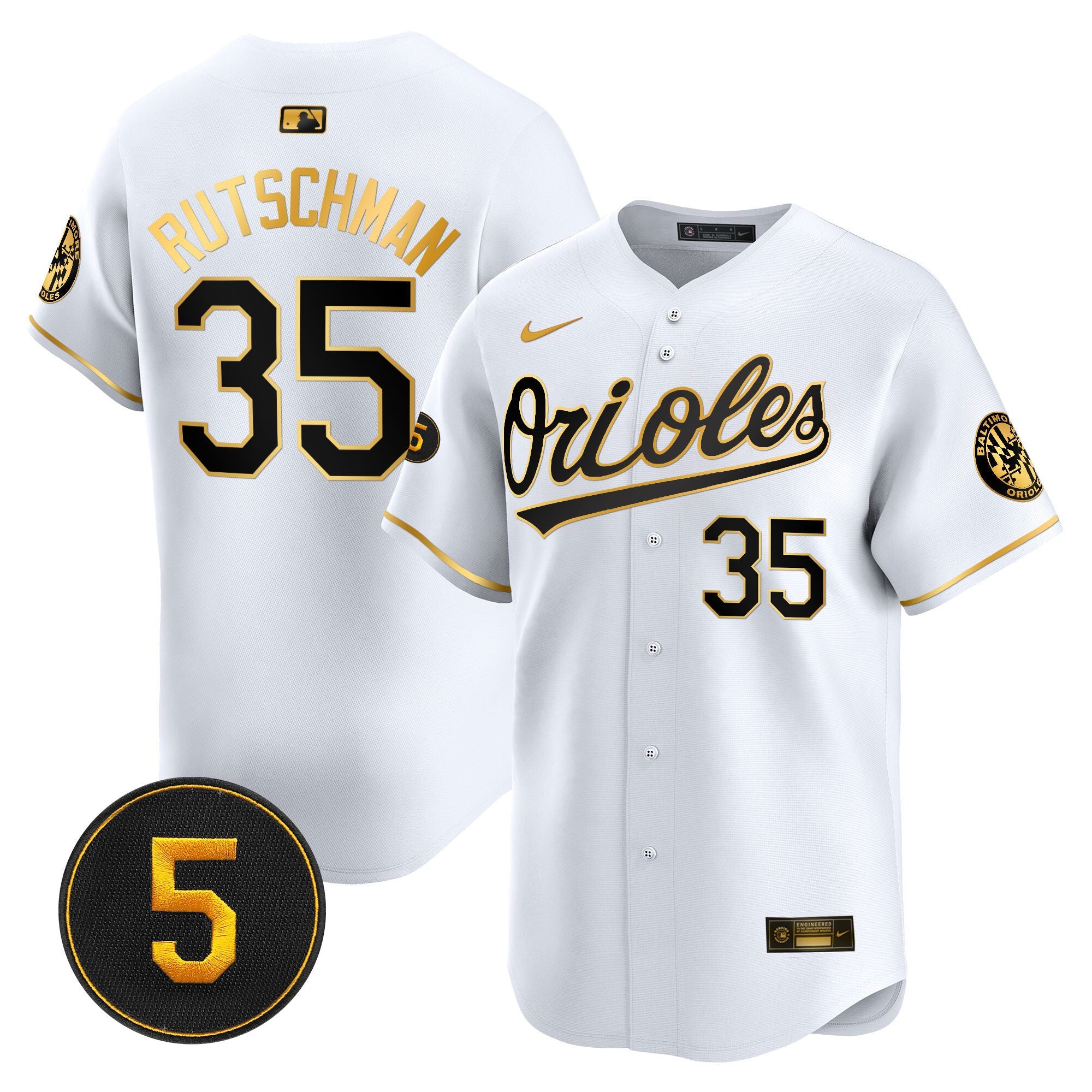 Men’s Baltimore Robinson Patch Vapor Premier Limited Jersey
