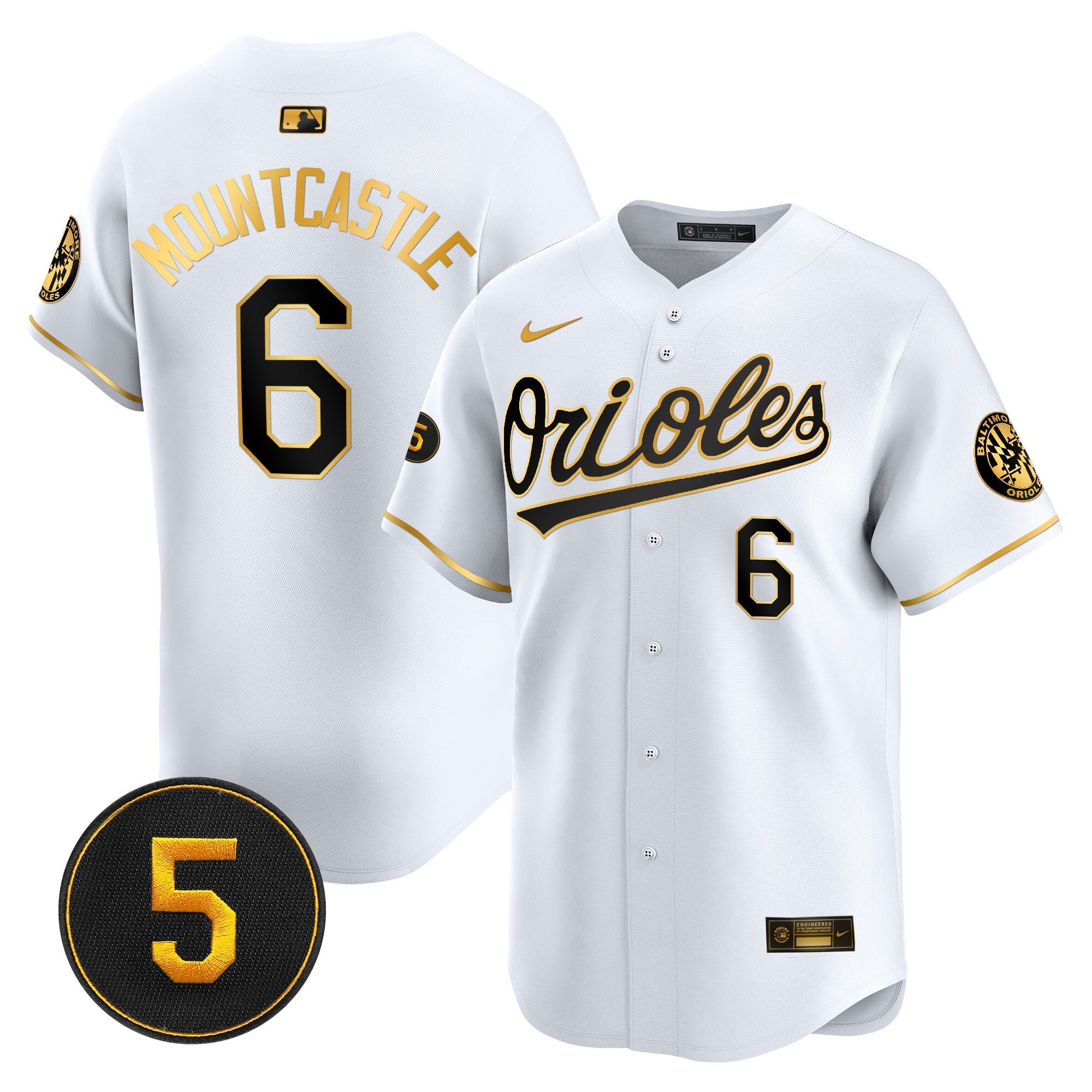 Men’s Baltimore Robinson Patch Vapor Premier Limited Jersey