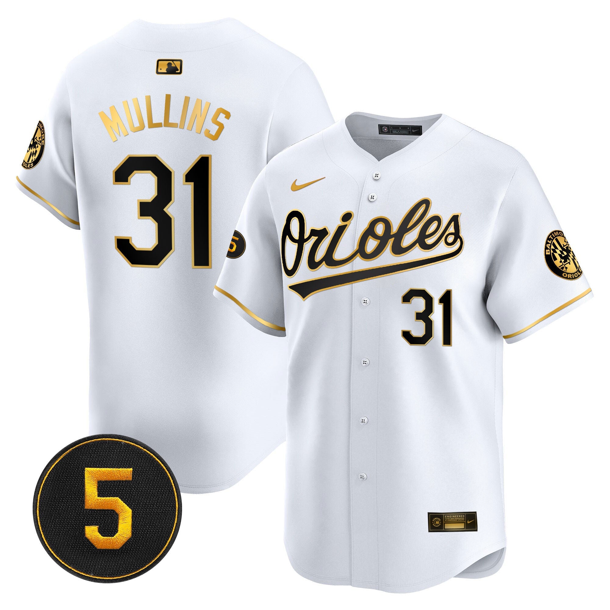 Men’s Baltimore Robinson Patch Vapor Premier Limited Jersey