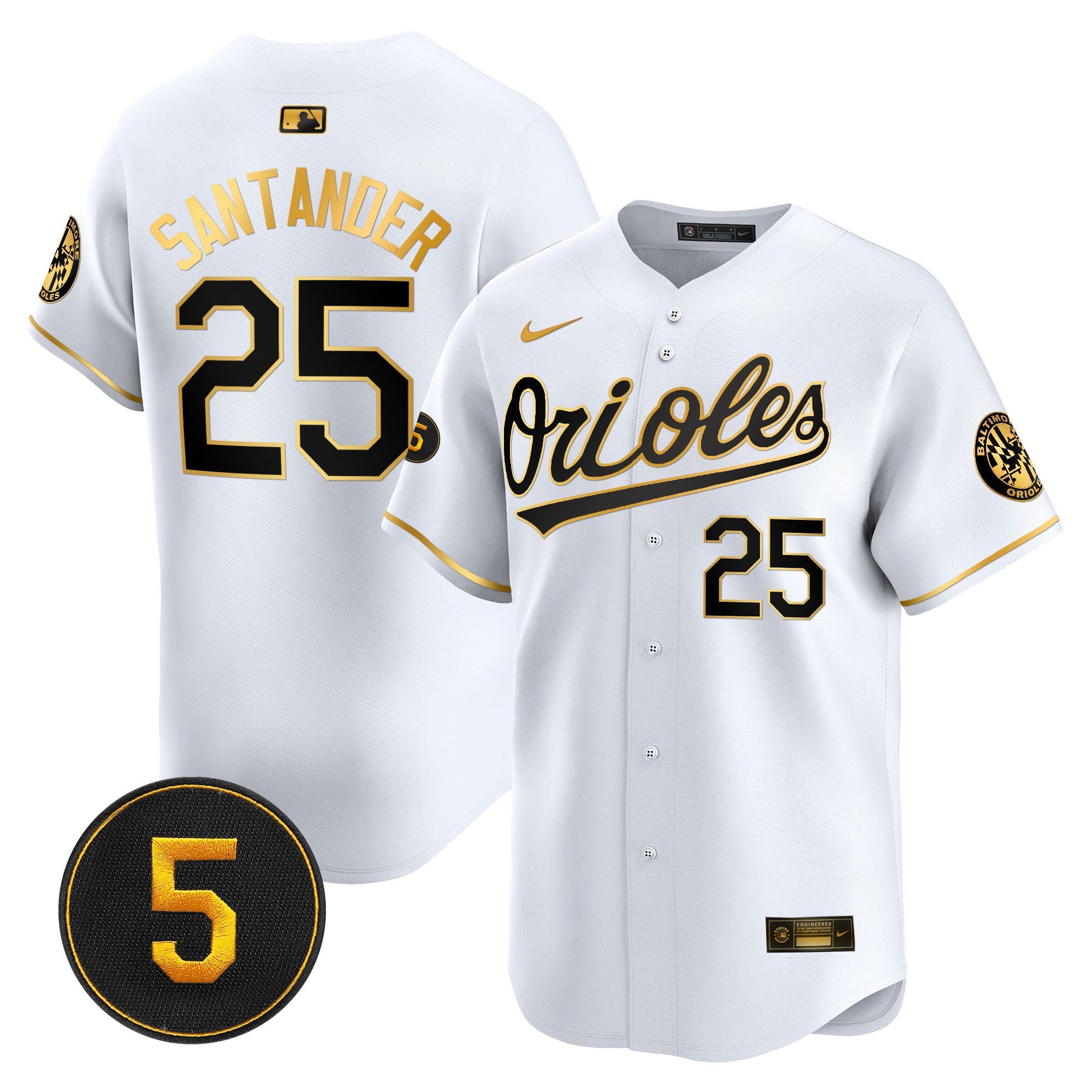 Men’s Baltimore Robinson Patch Vapor Premier Limited Jersey