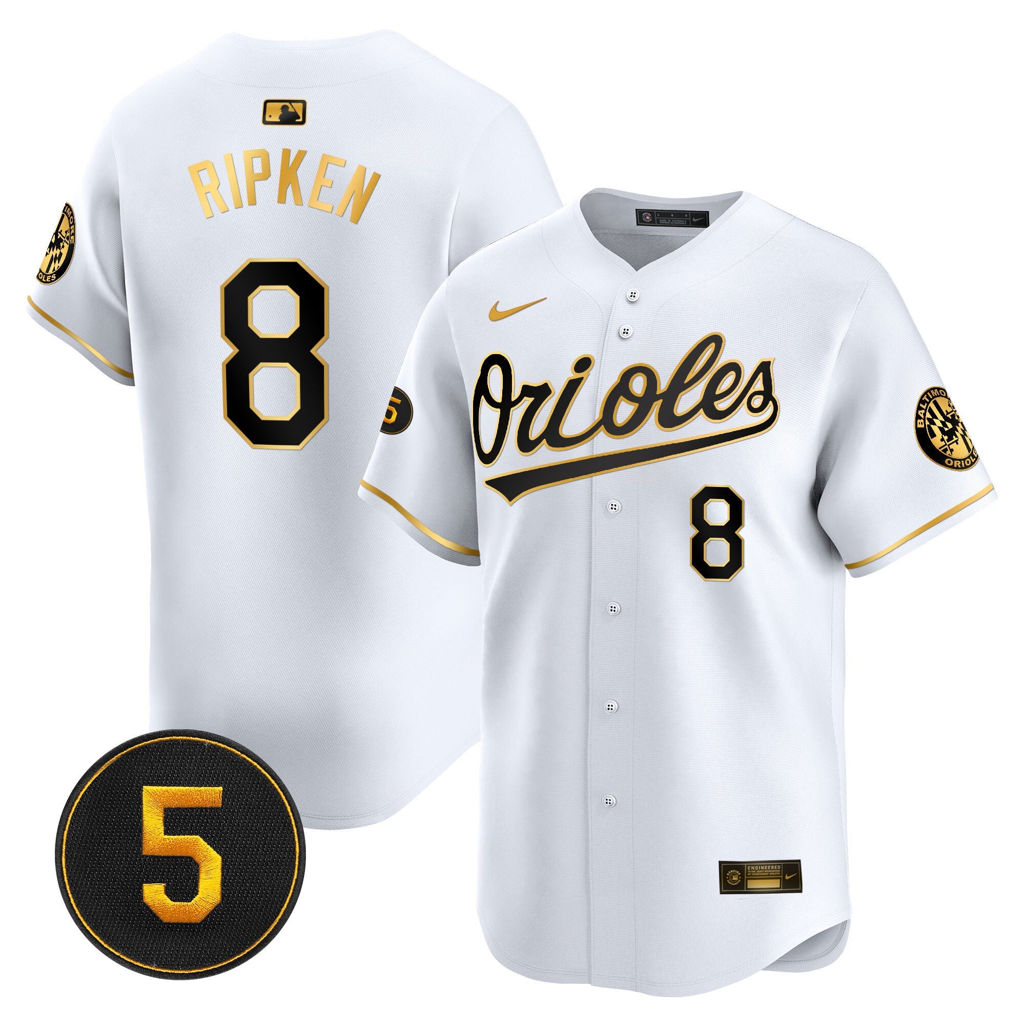 Men’s Baltimore Robinson Patch Vapor Premier Limited Jersey