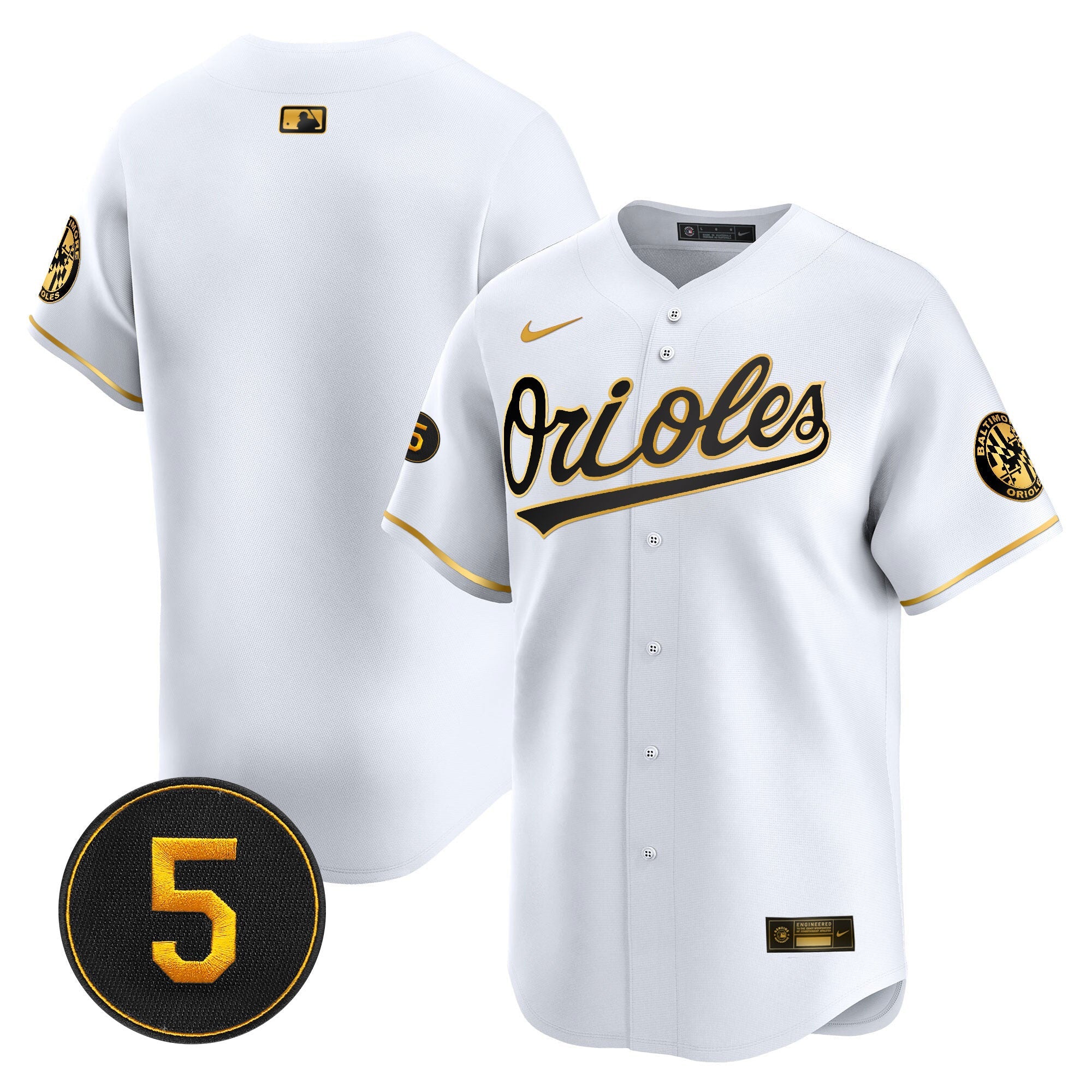 Men’s Baltimore Robinson Patch Vapor Premier Limited Jersey