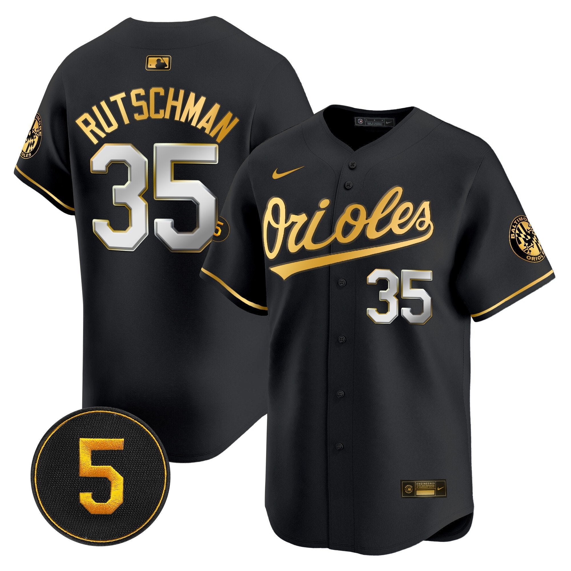 Men’s Baltimore Robinson Patch Vapor Premier Limited Jersey