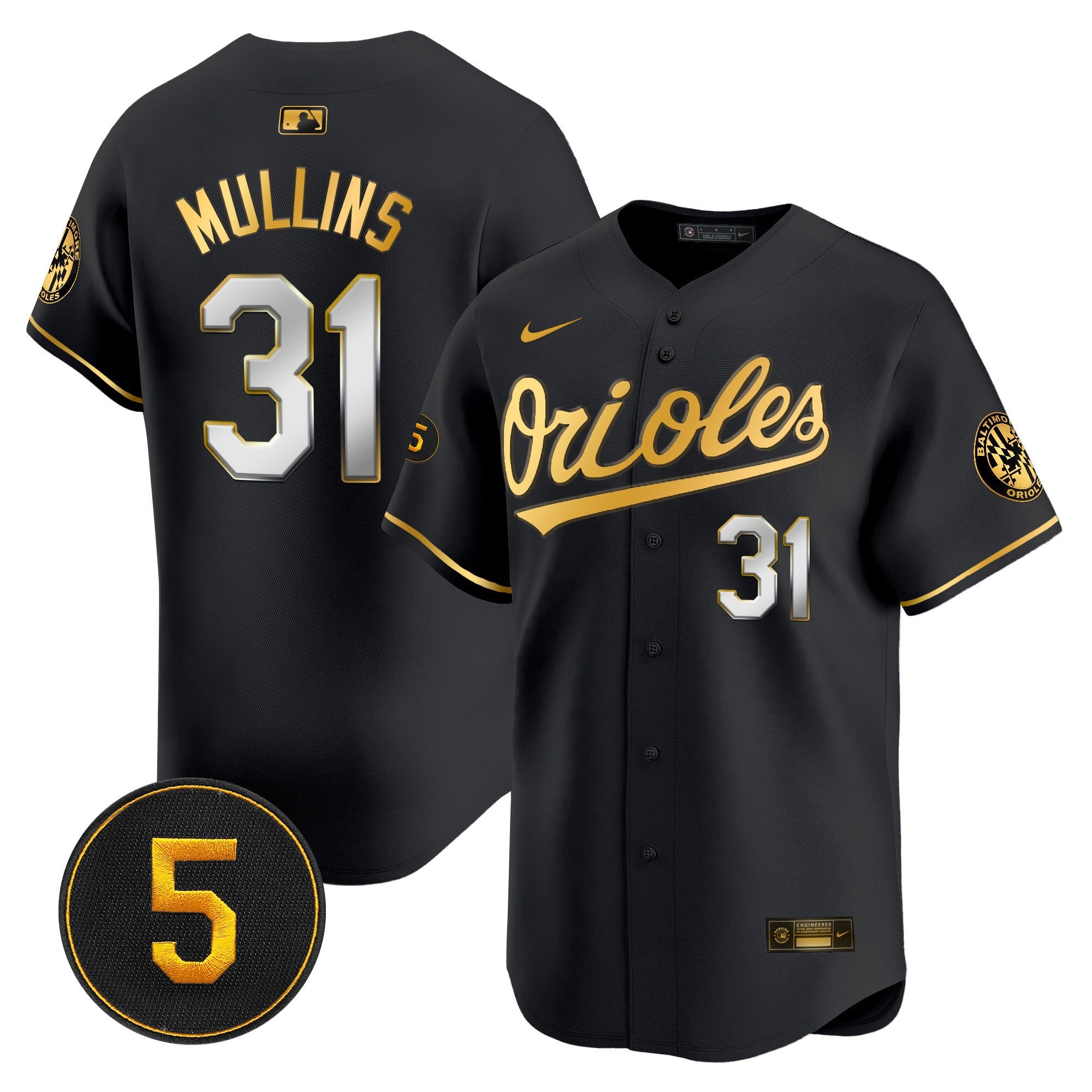 Men’s Baltimore Robinson Patch Vapor Premier Limited Jersey