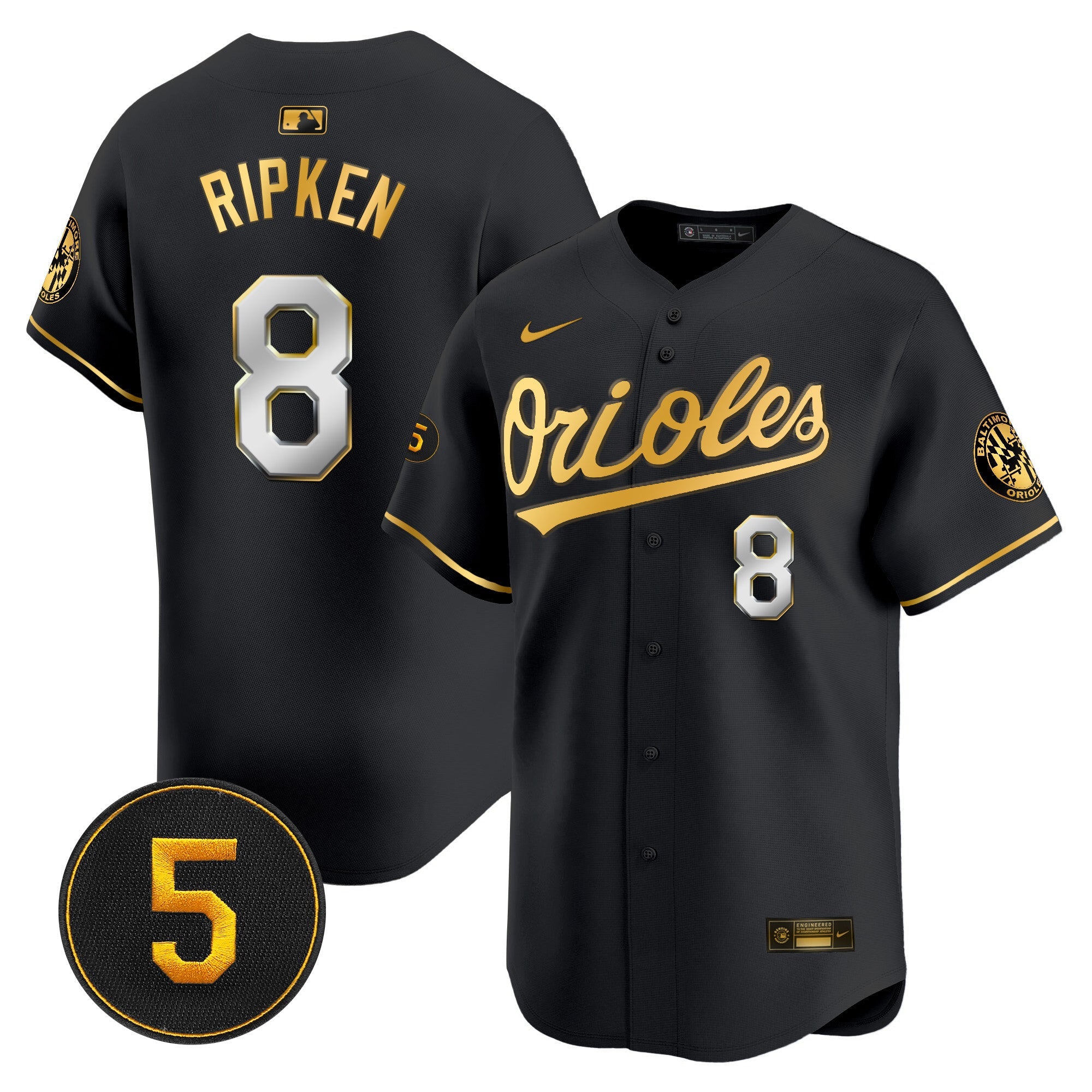 Men’s Baltimore Robinson Patch Vapor Premier Limited Jersey