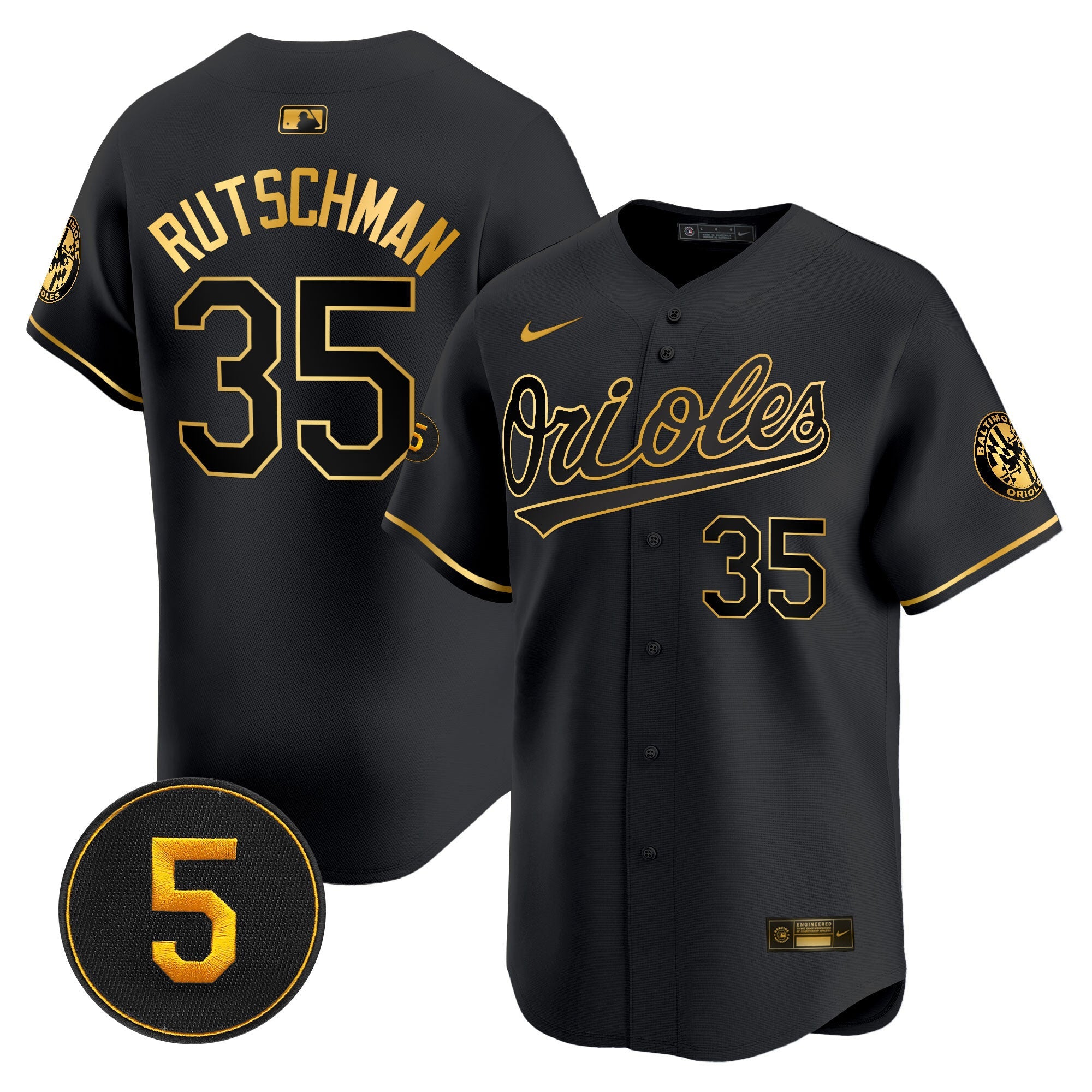 Men’s Baltimore Robinson Patch Vapor Premier Limited Jersey