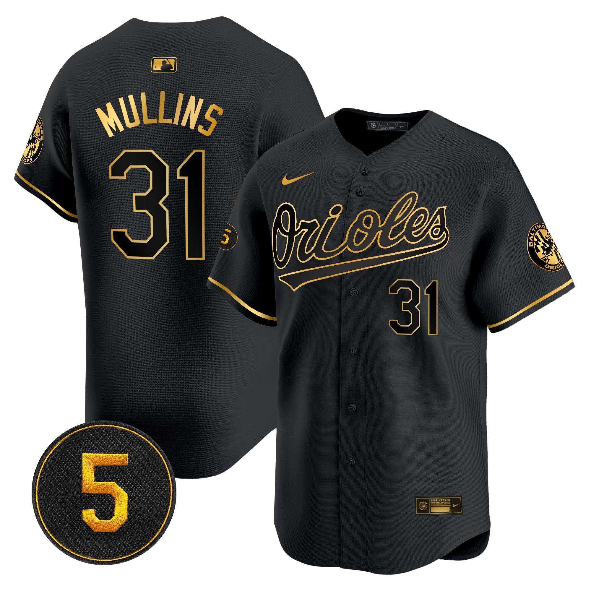 Men’s Baltimore Robinson Patch Vapor Premier Limited Jersey
