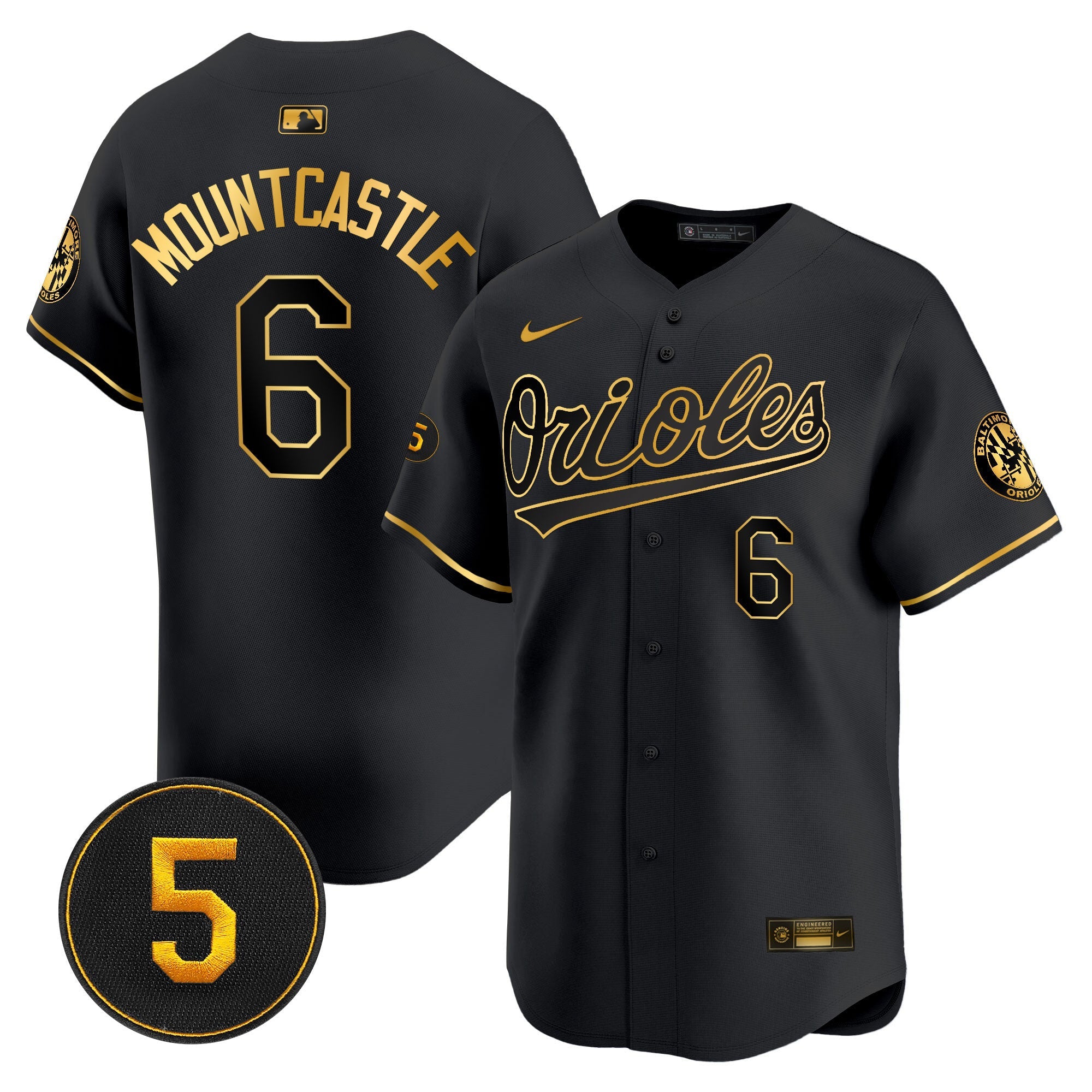 Men’s Baltimore Robinson Patch Vapor Premier Limited Jersey