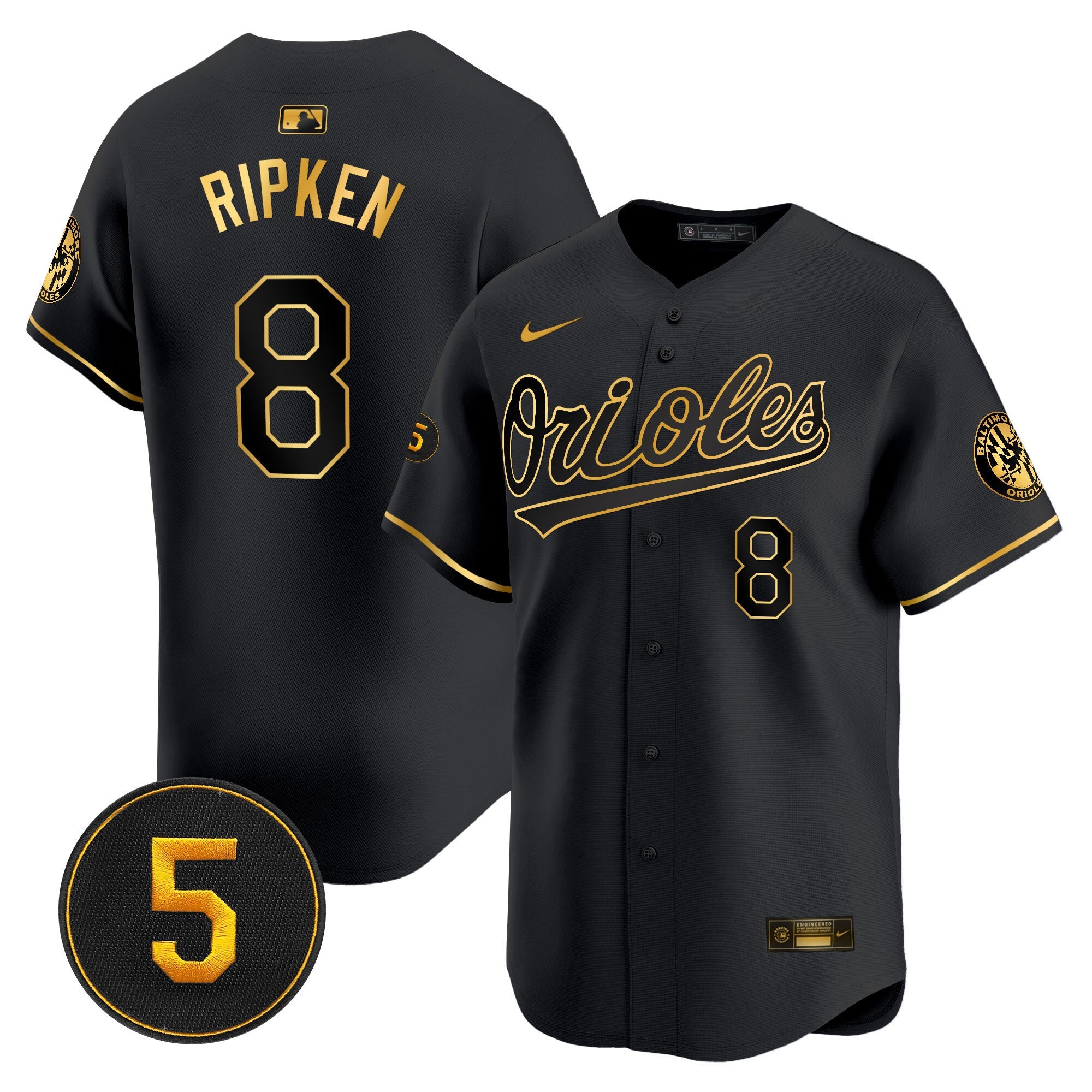 Men’s Baltimore Robinson Patch Vapor Premier Limited Jersey