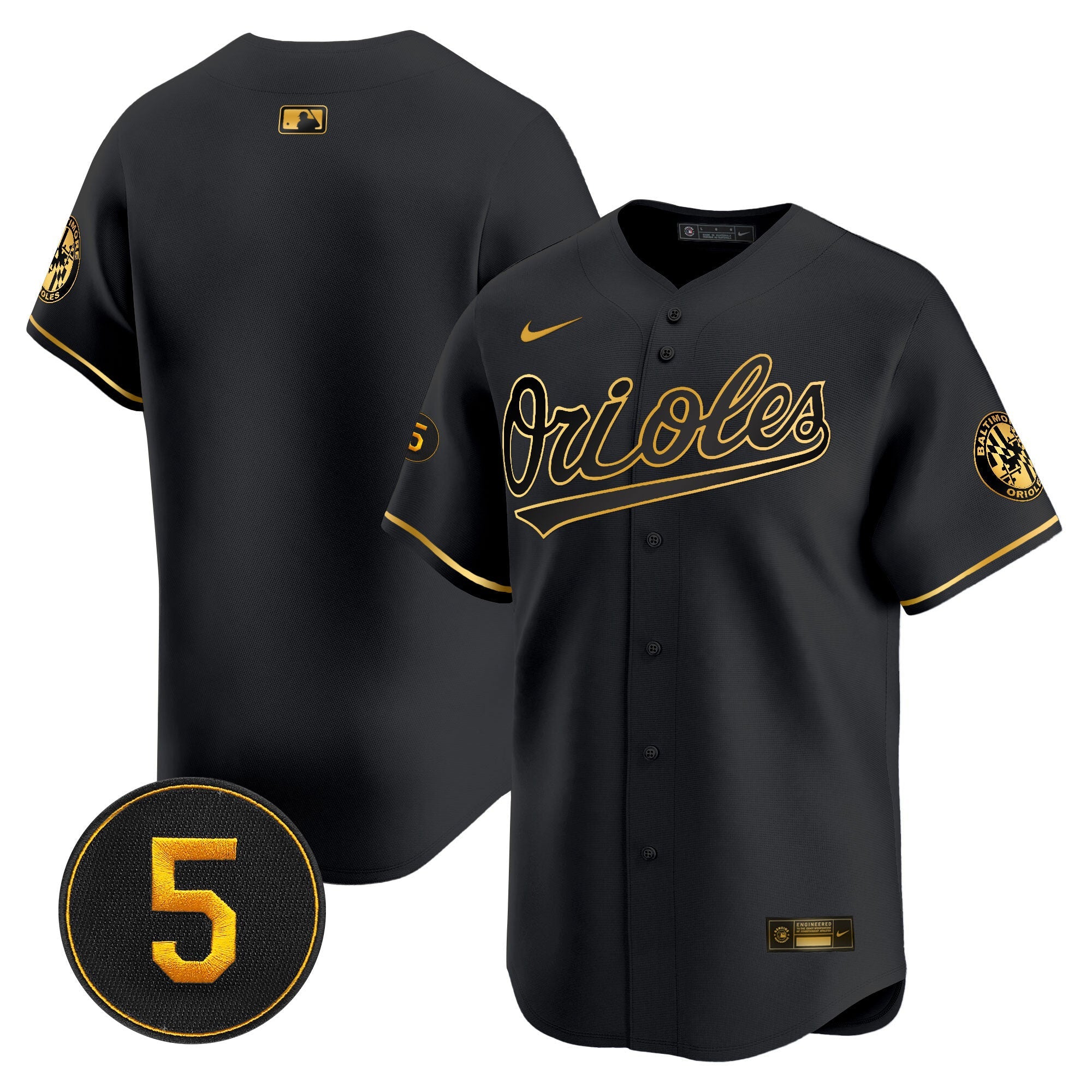 Men’s Baltimore Robinson Patch Vapor Premier Limited Jersey