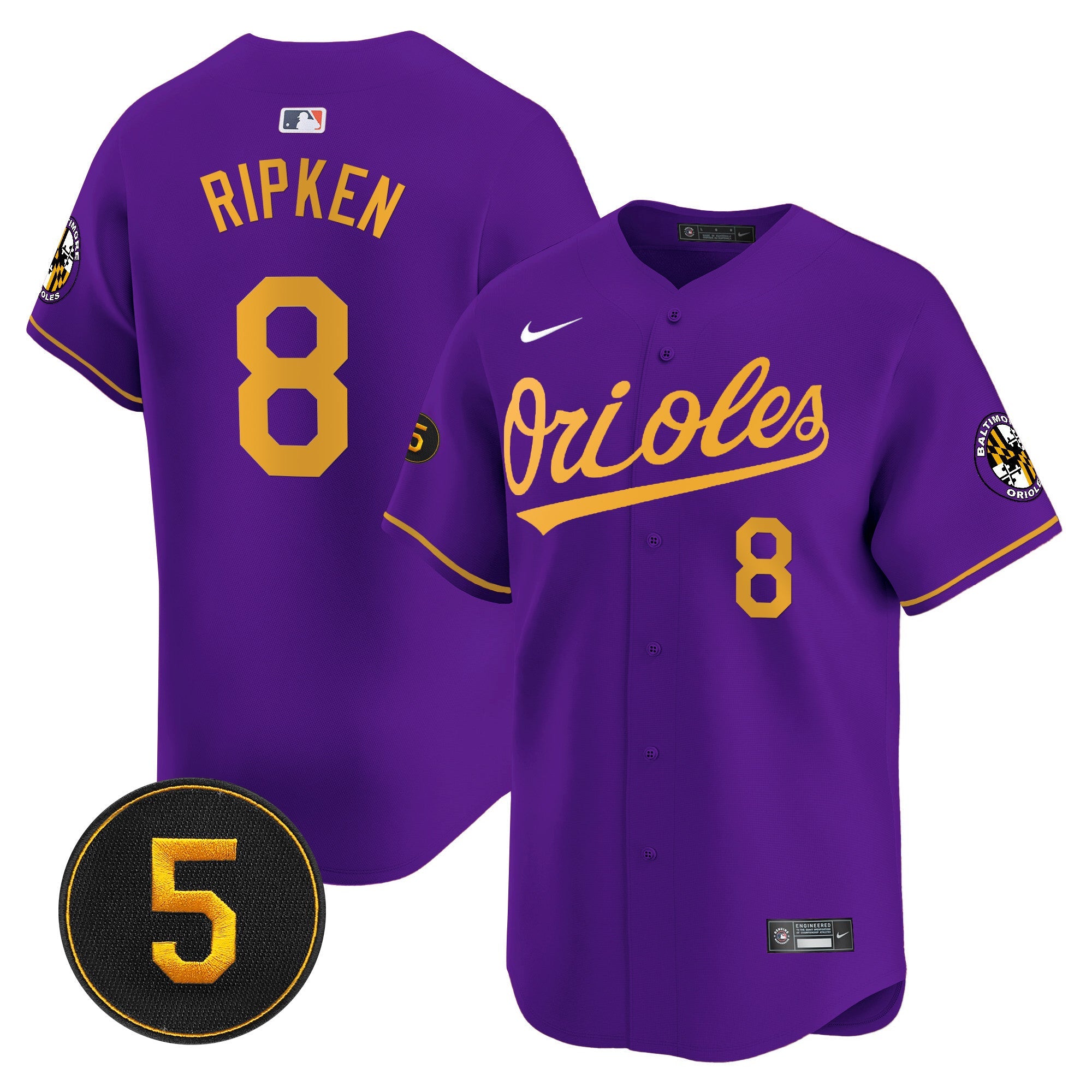 Men’s Baltimore Robinson Patch Vapor Premier Limited Jersey