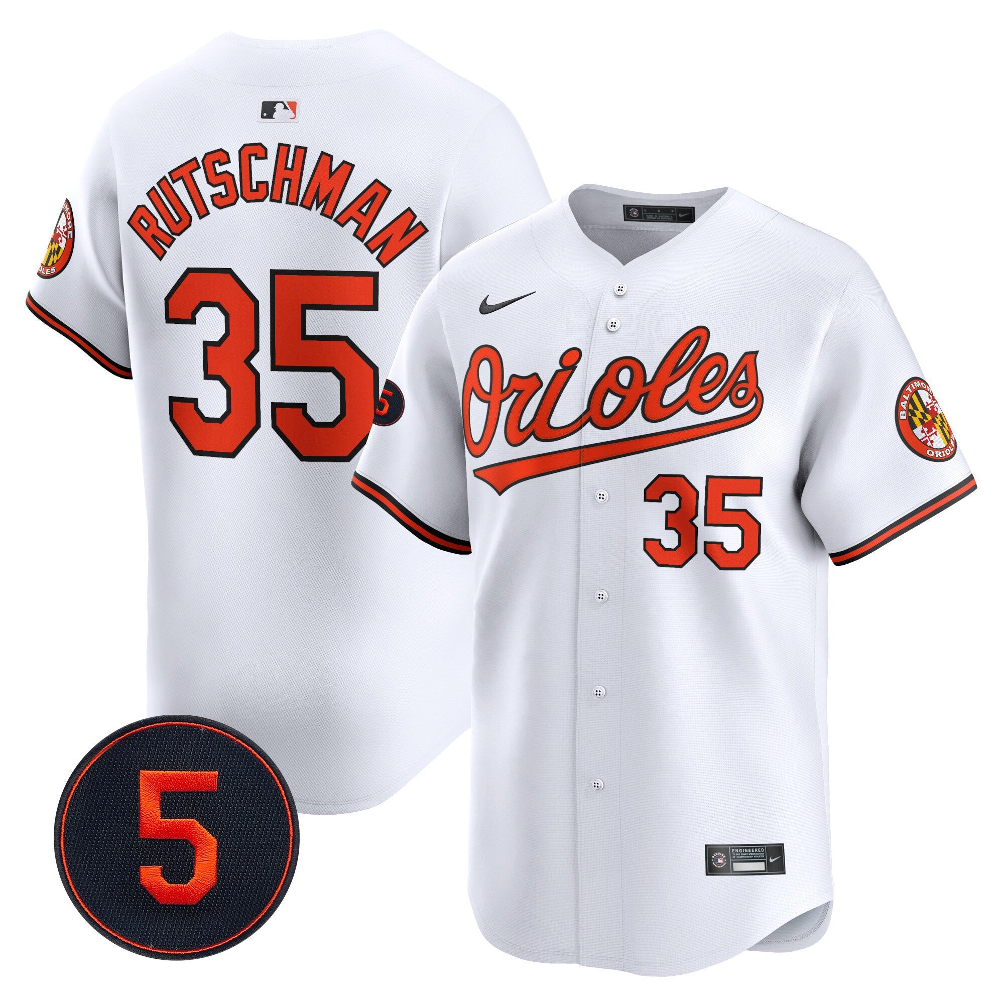 Men’s Baltimore Robinson Patch Vapor Premier Limited Jersey