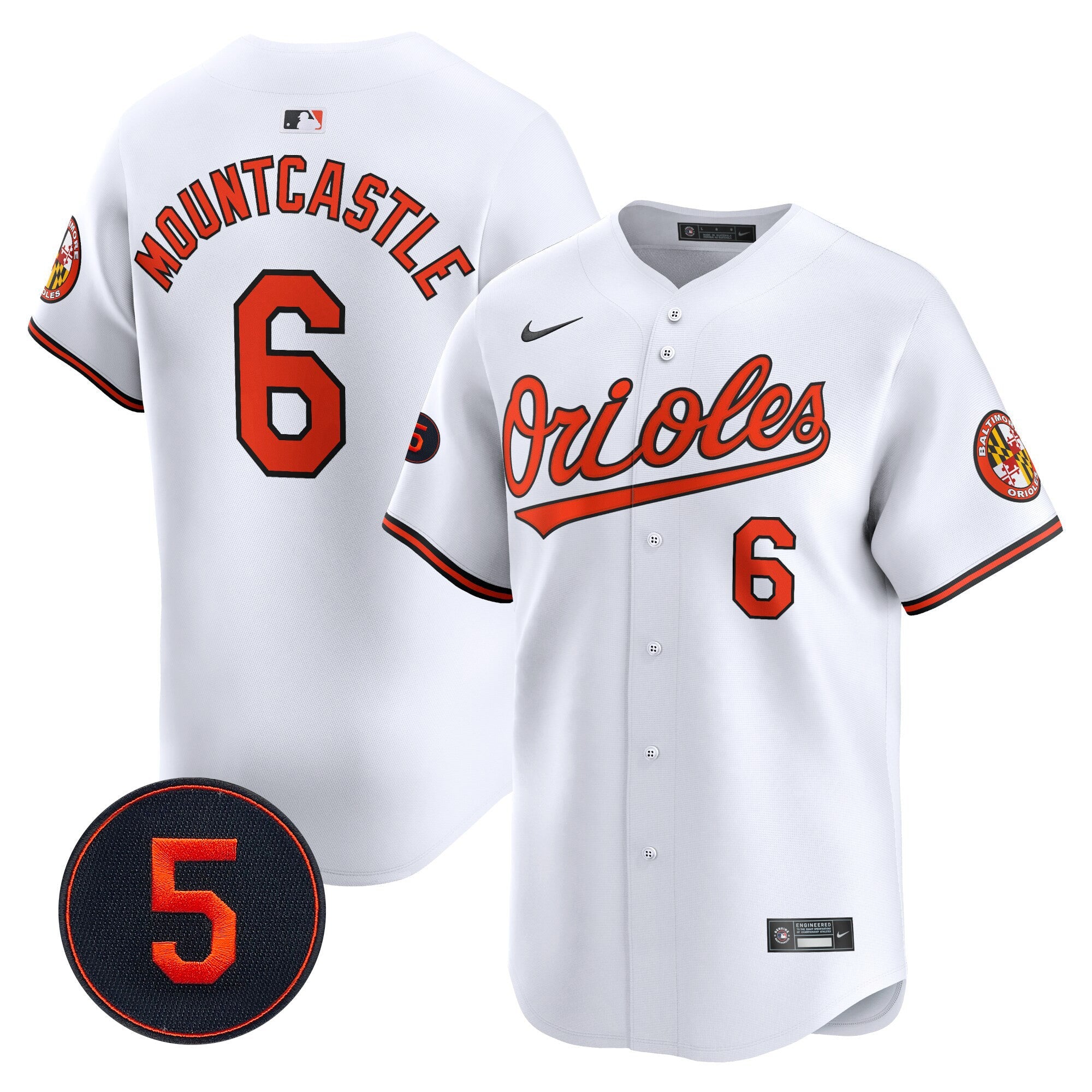 Men’s Baltimore Robinson Patch Vapor Premier Limited Jersey