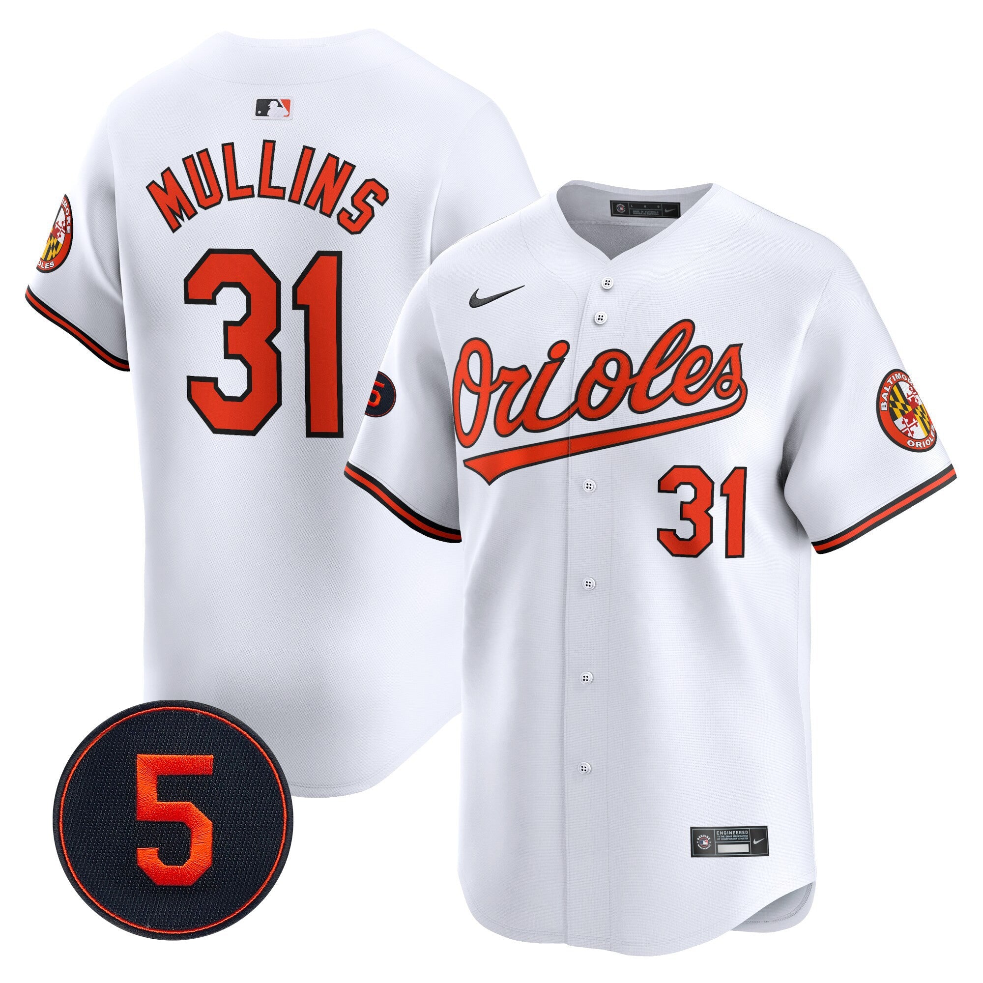 Men’s Baltimore Robinson Patch Vapor Premier Limited Jersey