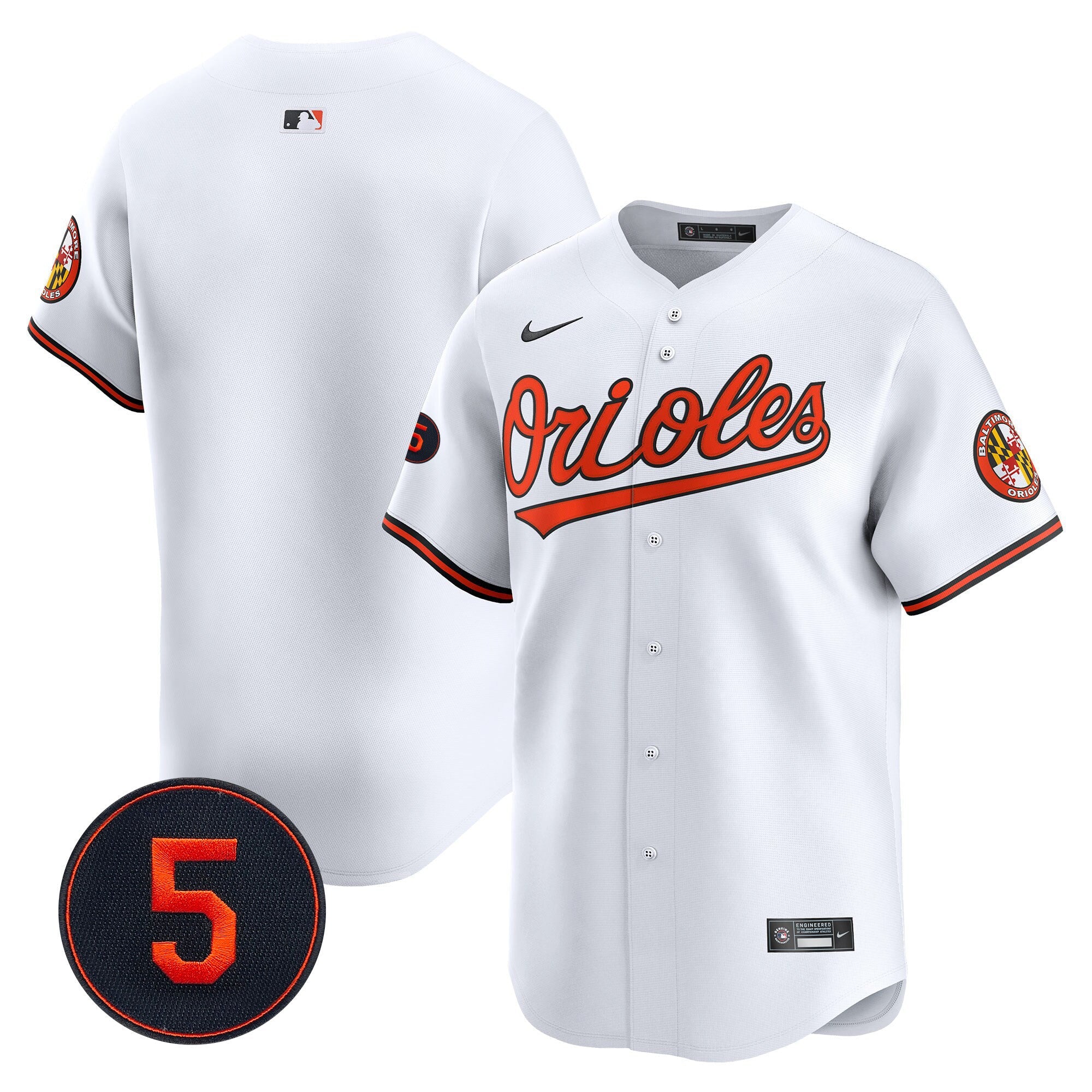 Men’s Baltimore Robinson Patch Vapor Premier Limited Jersey