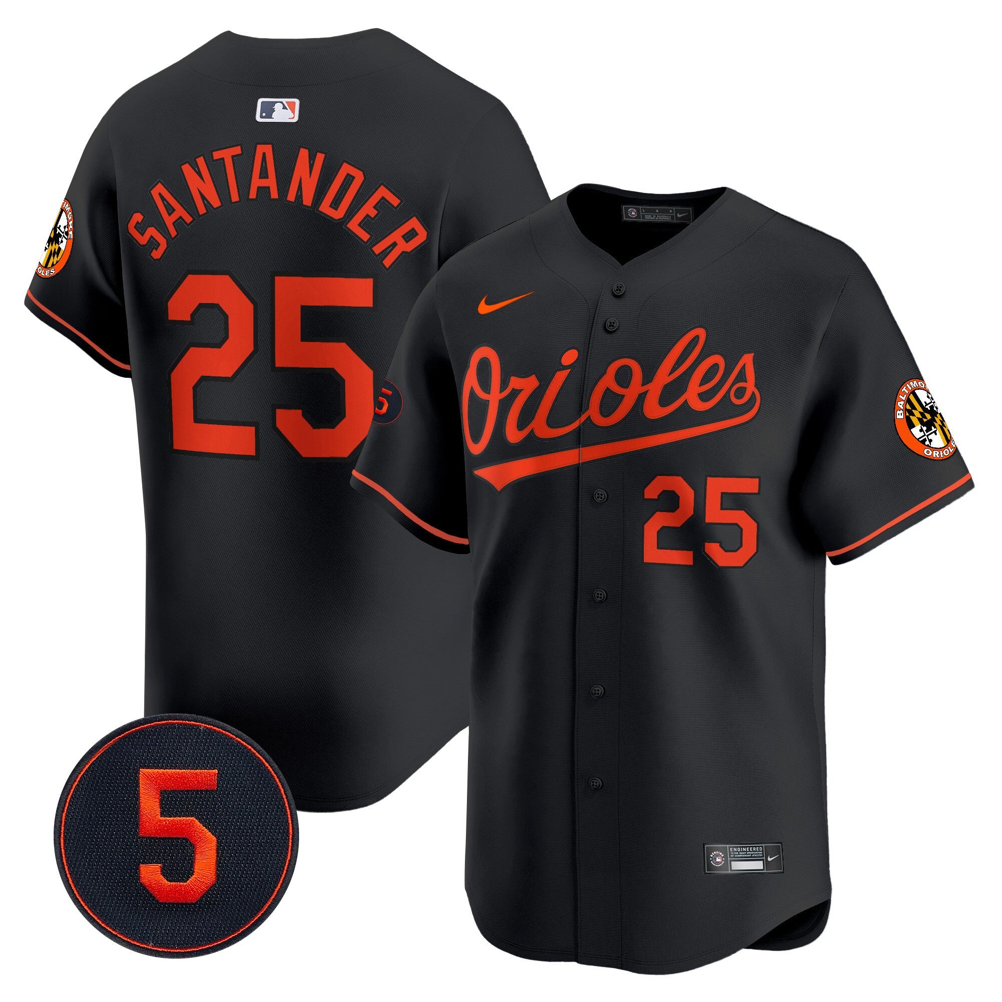 Men’s Baltimore Robinson Patch Vapor Premier Limited Jersey