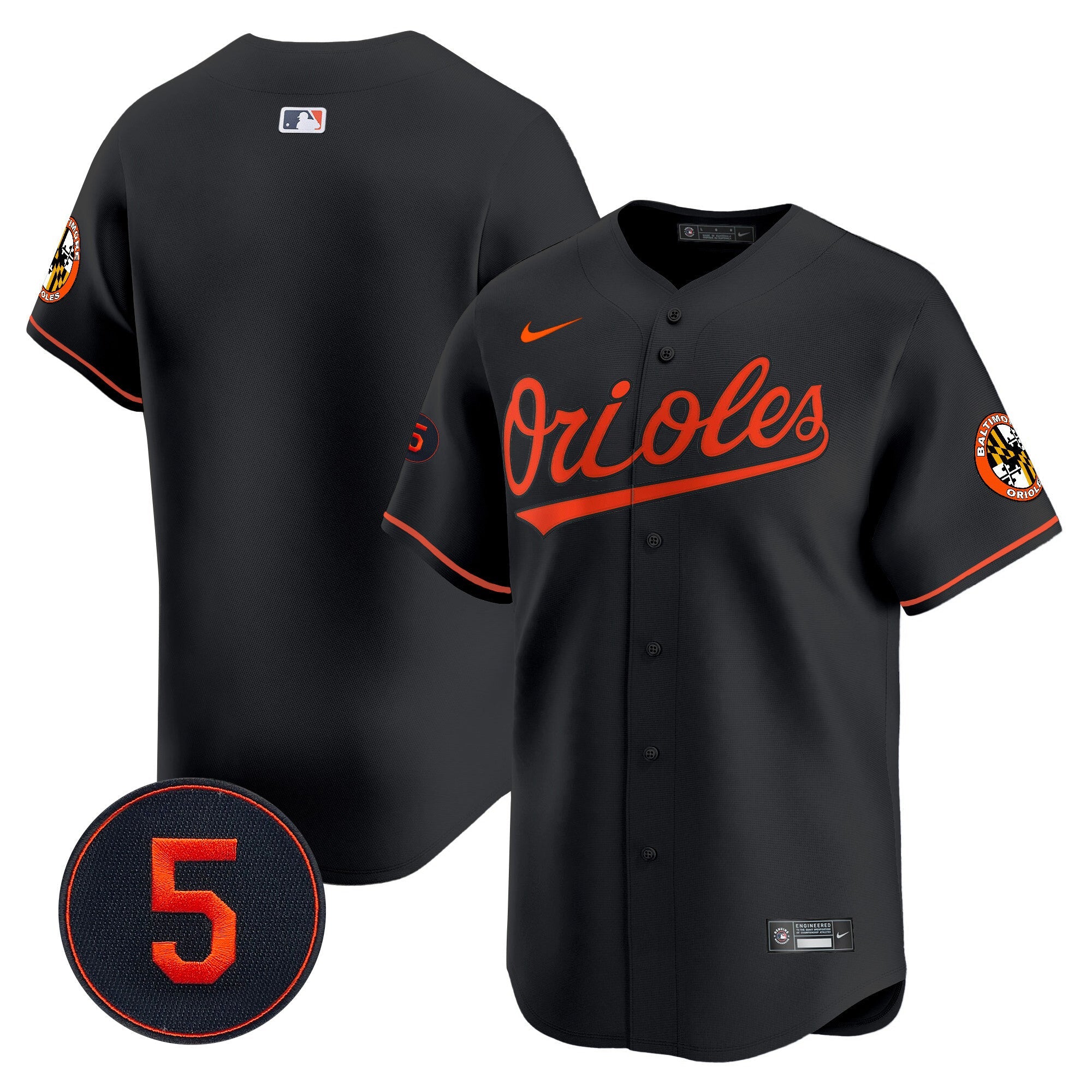 Men’s Baltimore Robinson Patch Vapor Premier Limited Jersey