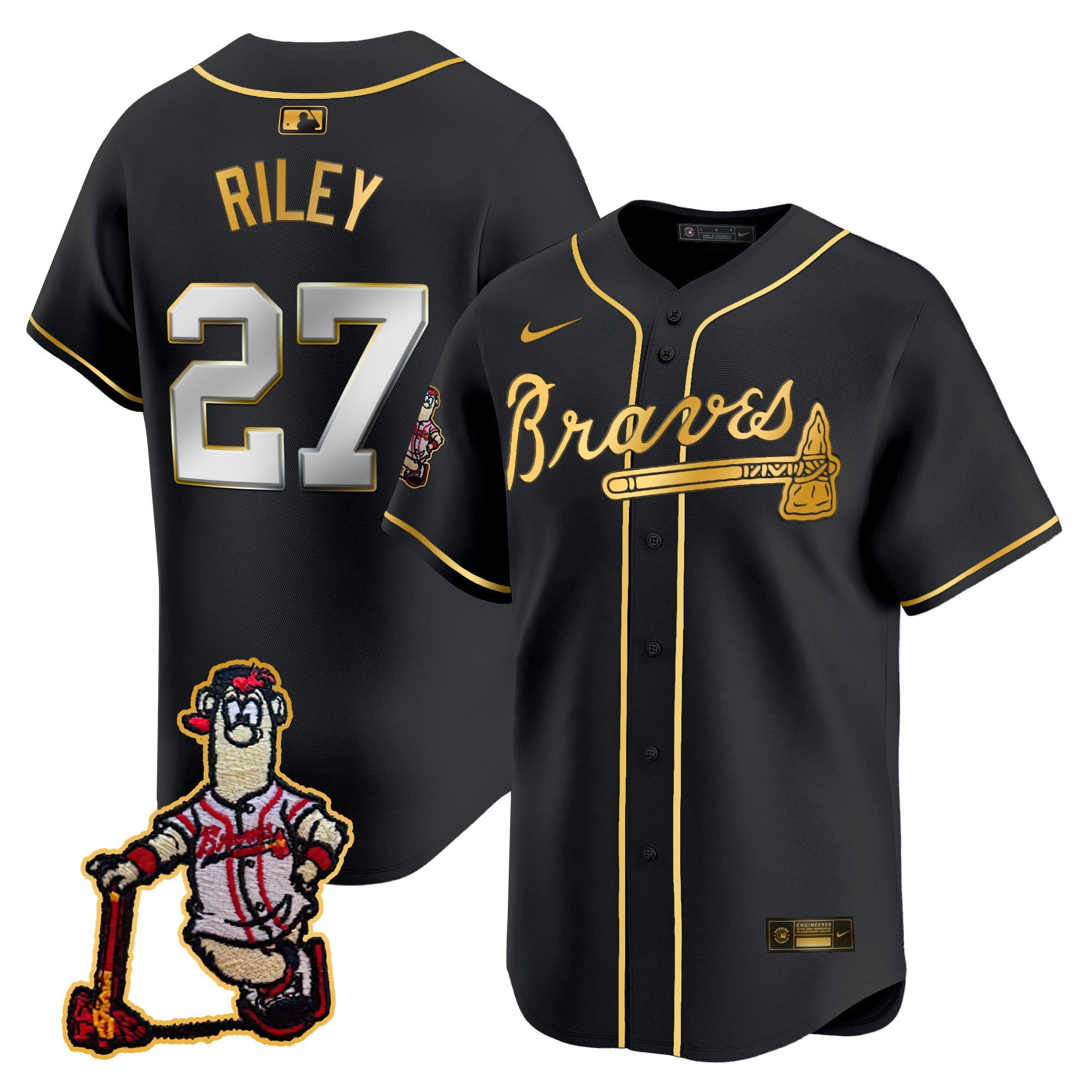 Men’s Atlanta Blooper Patch Vapor Premier Limited Jersey