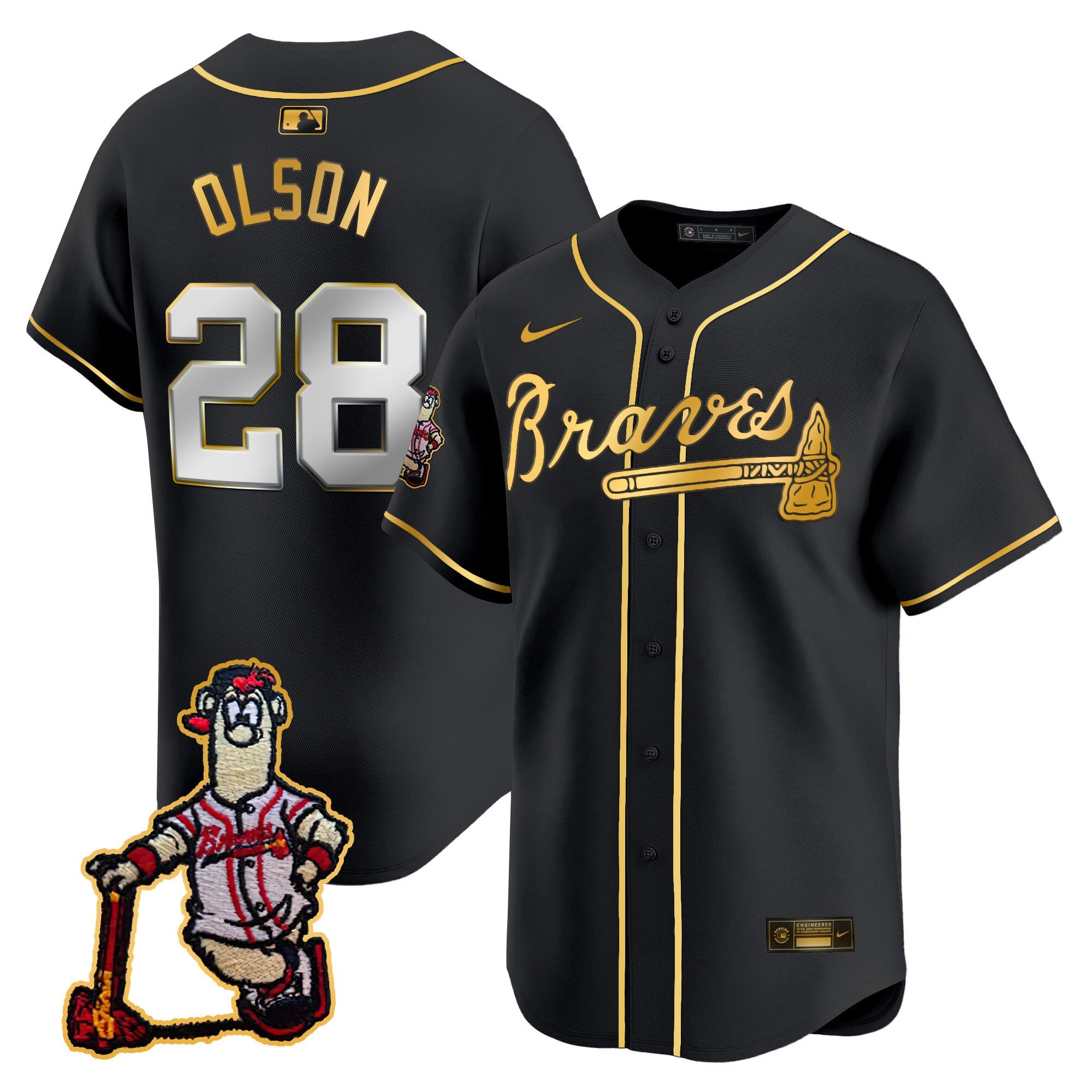 Men’s Atlanta Blooper Patch Vapor Premier Limited Jersey