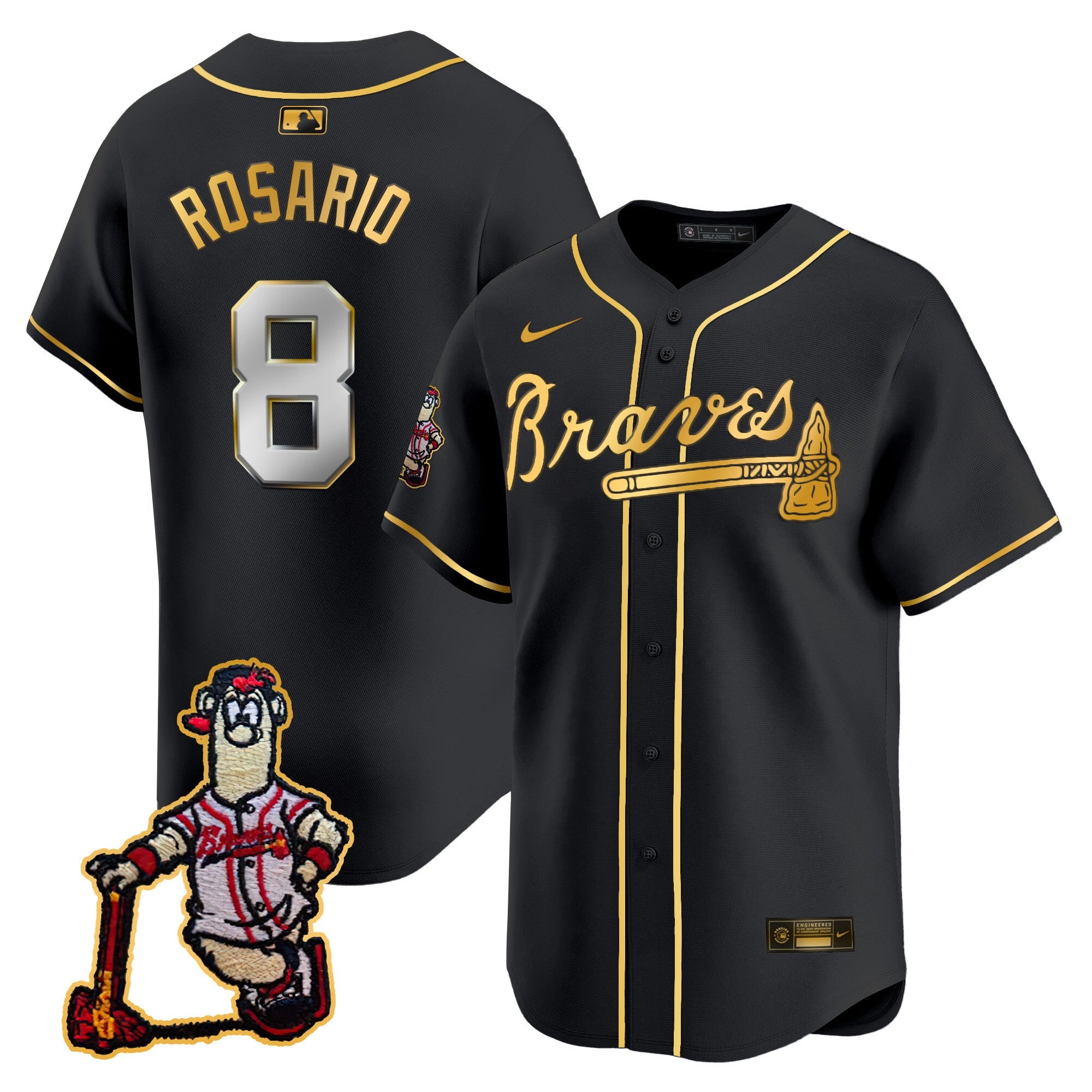 Men’s Atlanta Blooper Patch Vapor Premier Limited Jersey