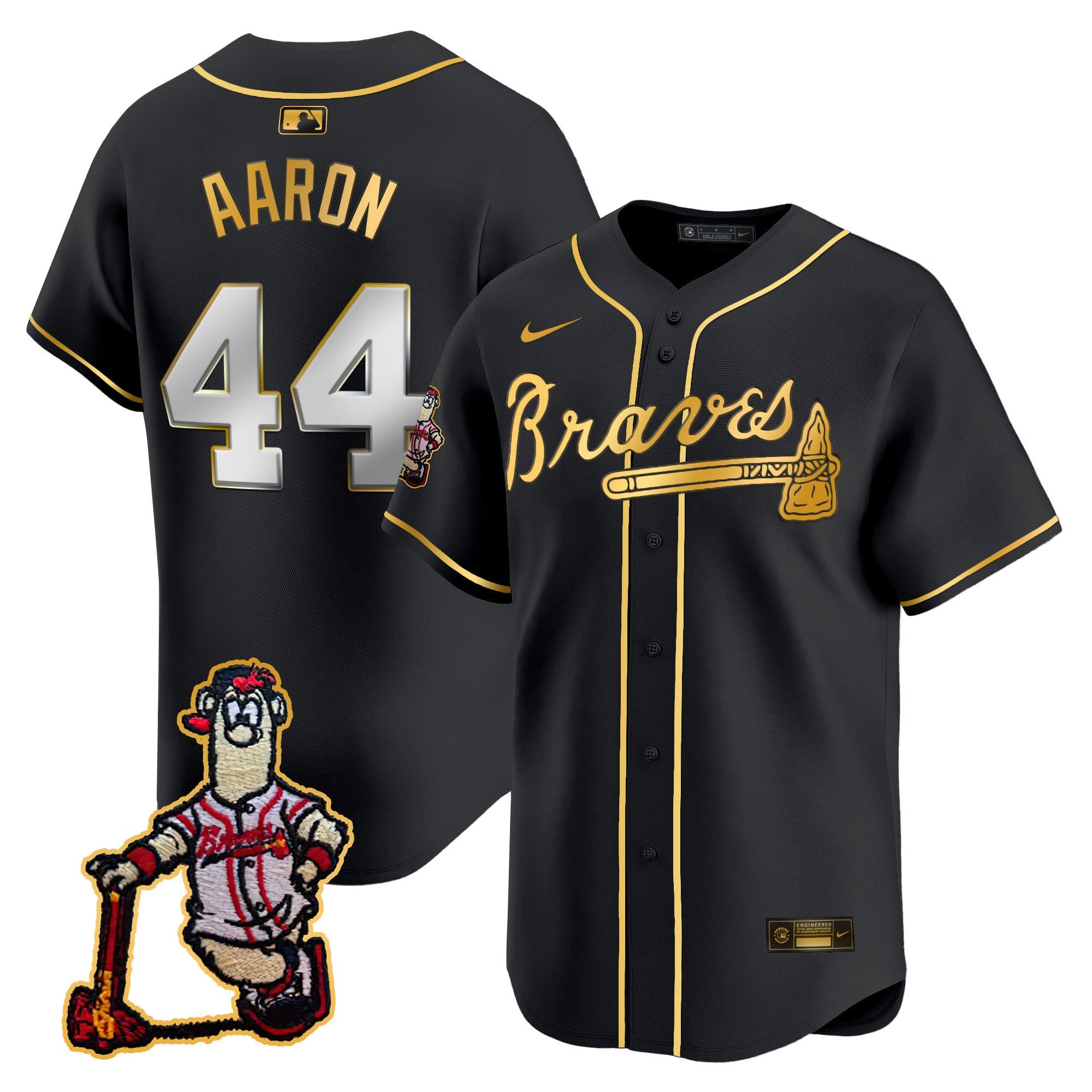 Men’s Atlanta Blooper Patch Vapor Premier Limited Jersey