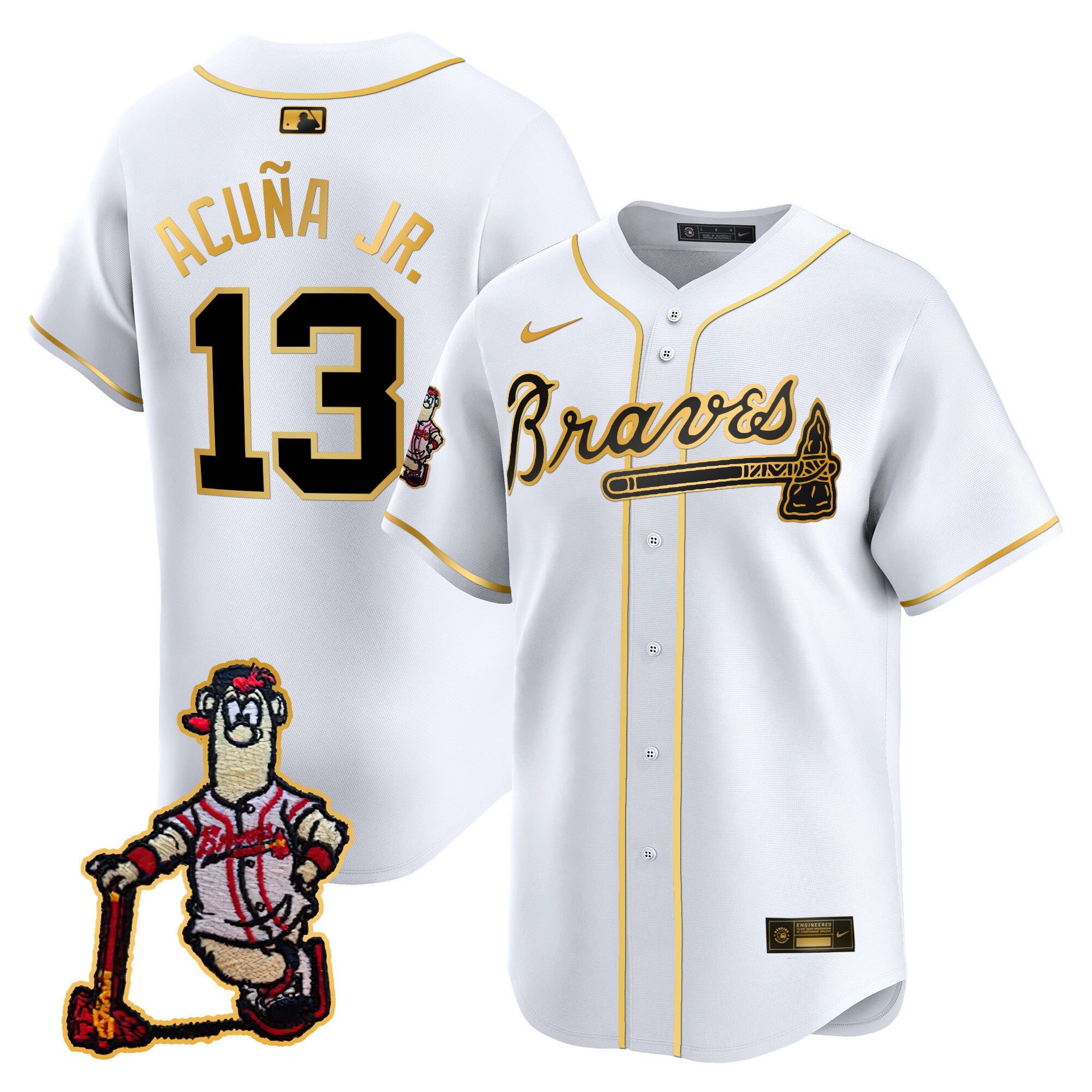 Men’s Atlanta Blooper Patch Vapor Premier Limited Jersey
