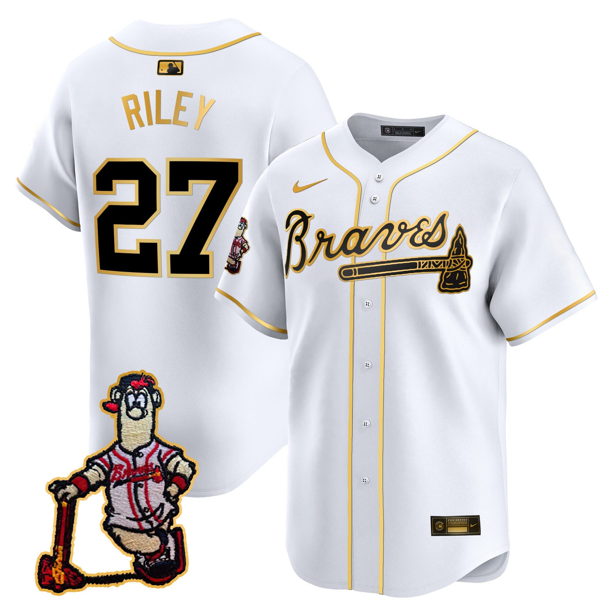 Men’s Atlanta Blooper Patch Vapor Premier Limited Jersey