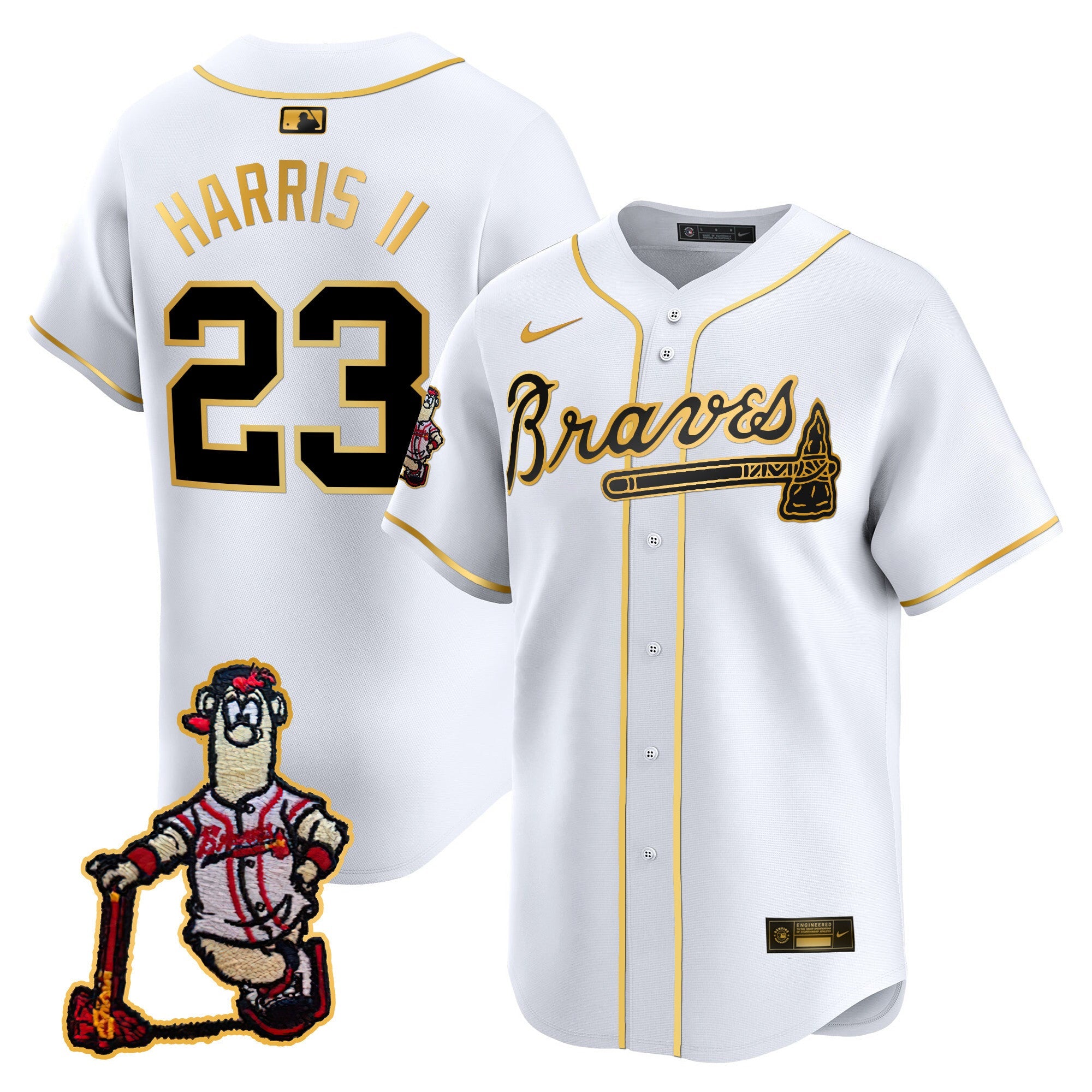 Men’s Atlanta Blooper Patch Vapor Premier Limited Jersey