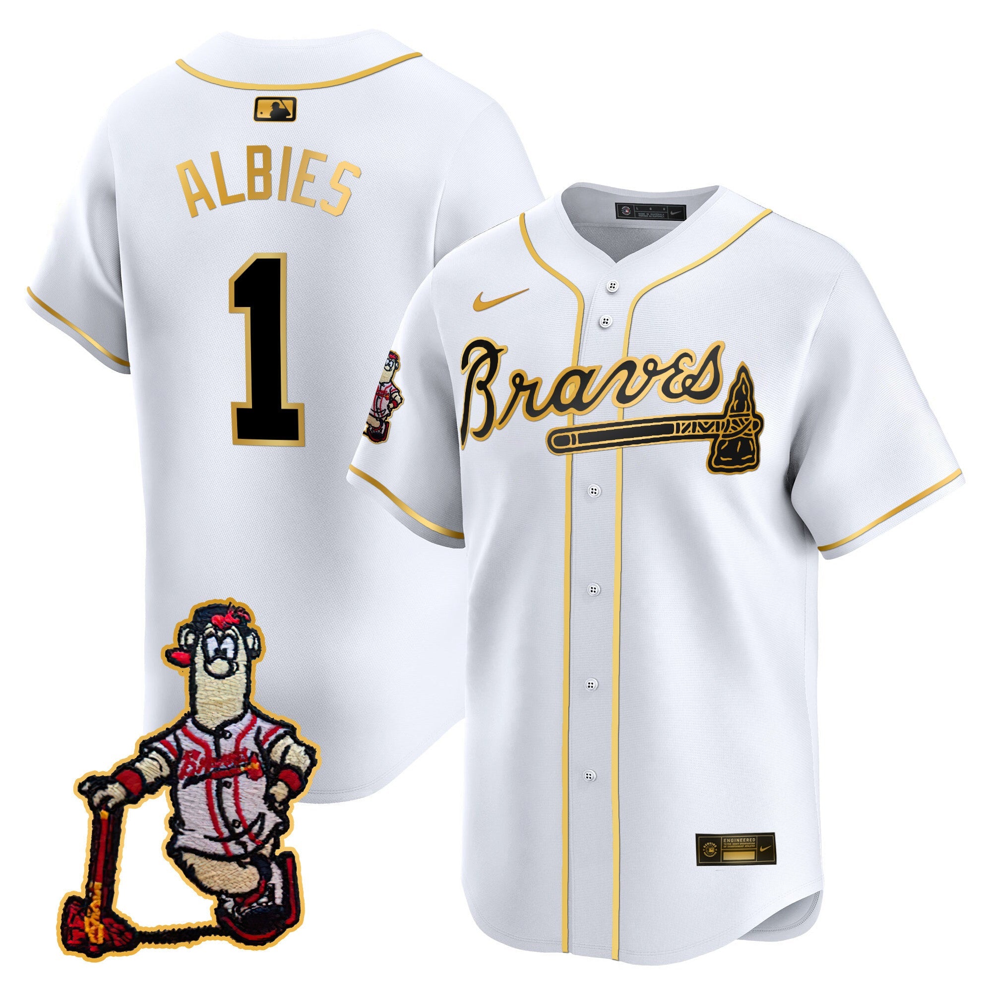 Men’s Atlanta Blooper Patch Vapor Premier Limited Jersey