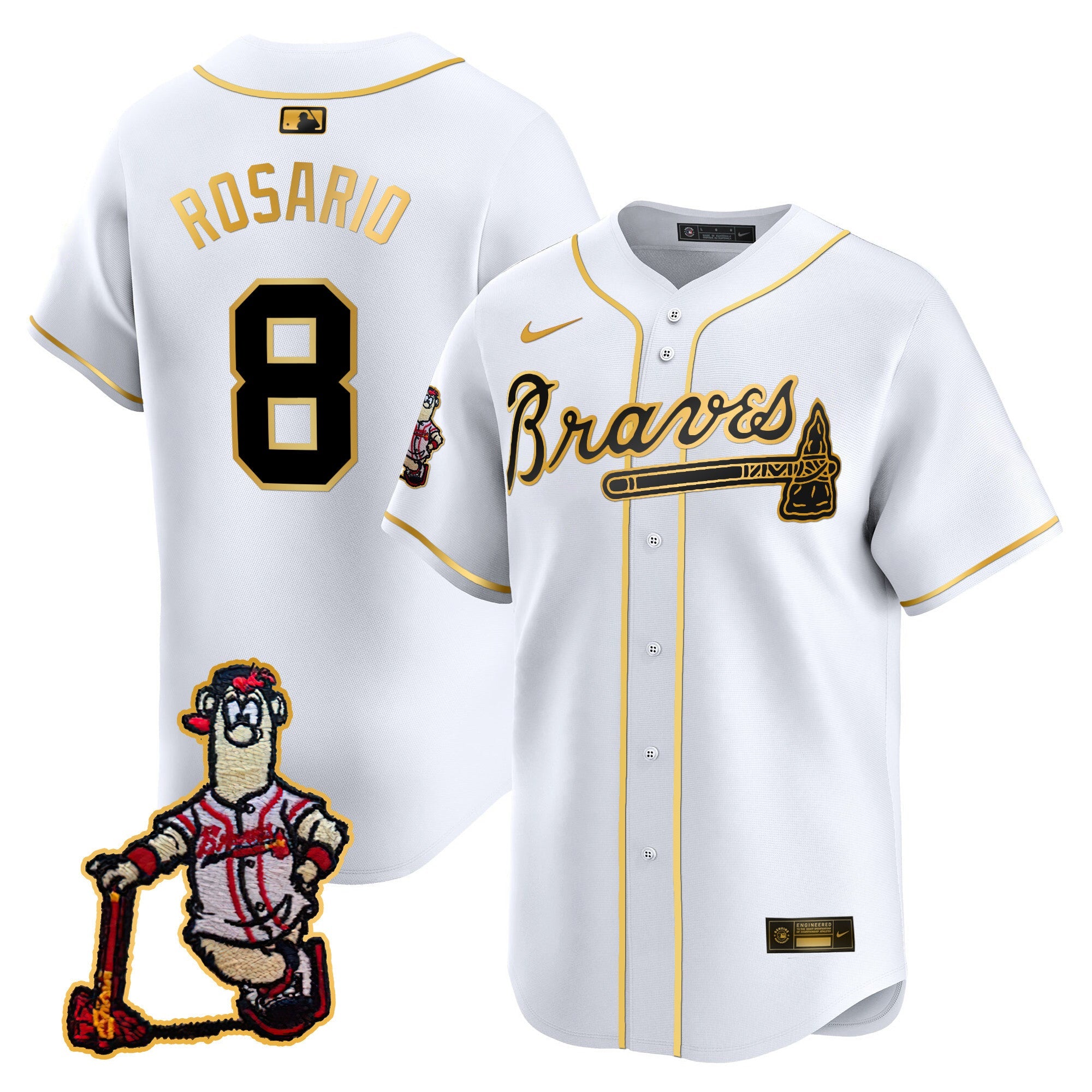 Men’s Atlanta Blooper Patch Vapor Premier Limited Jersey