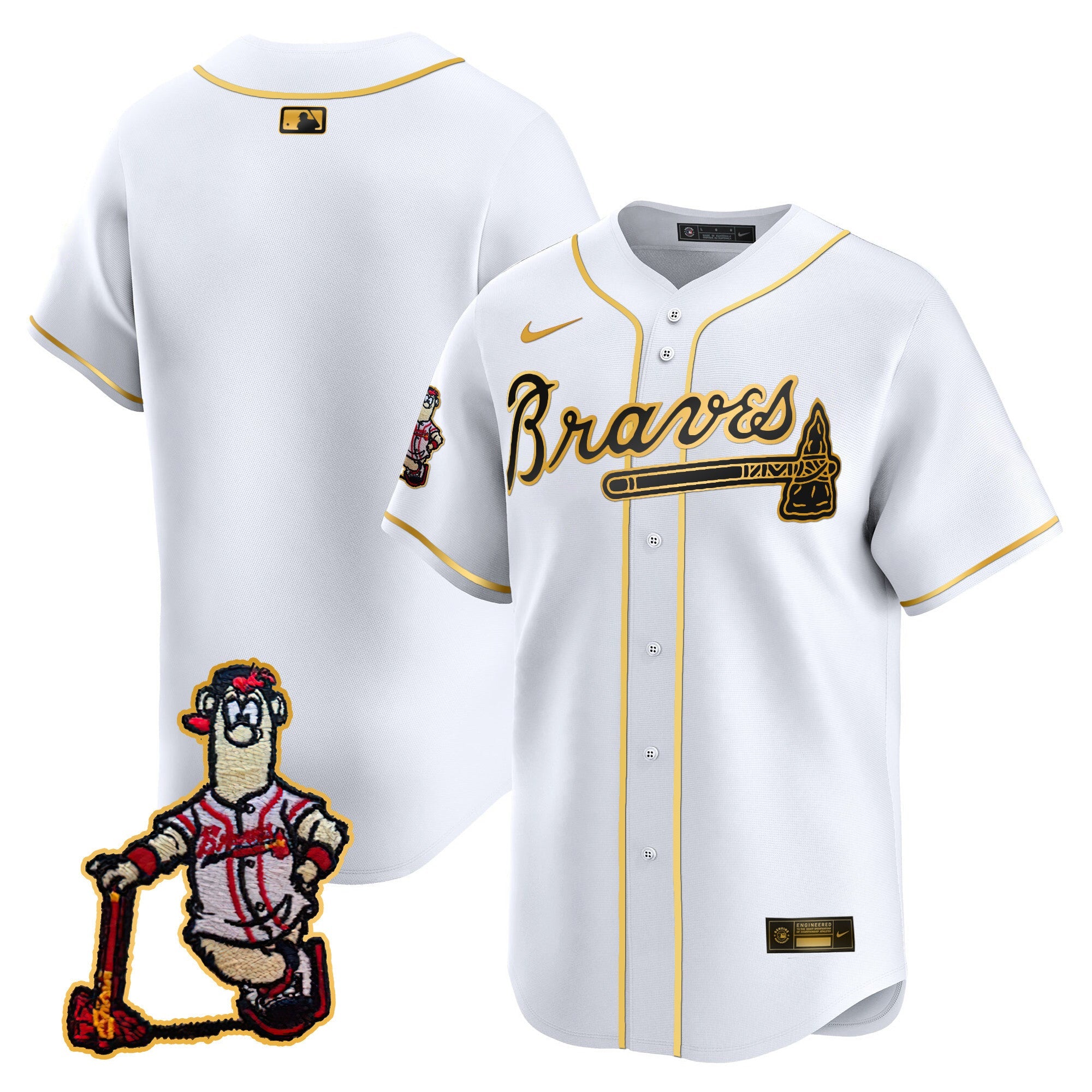 Men’s Atlanta Blooper Patch Vapor Premier Limited Jersey