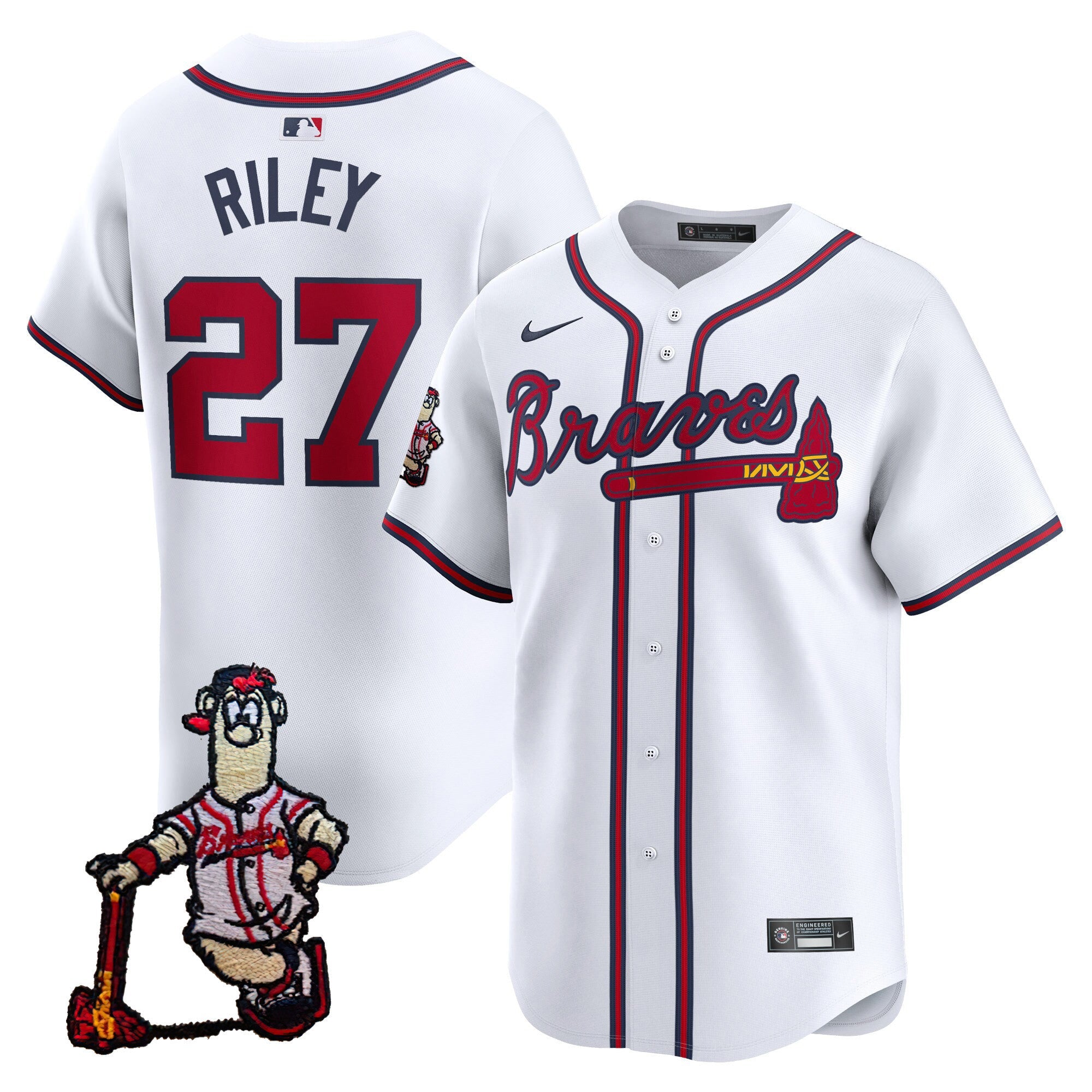 Men’s Atlanta Blooper Patch Vapor Premier Limited Jersey