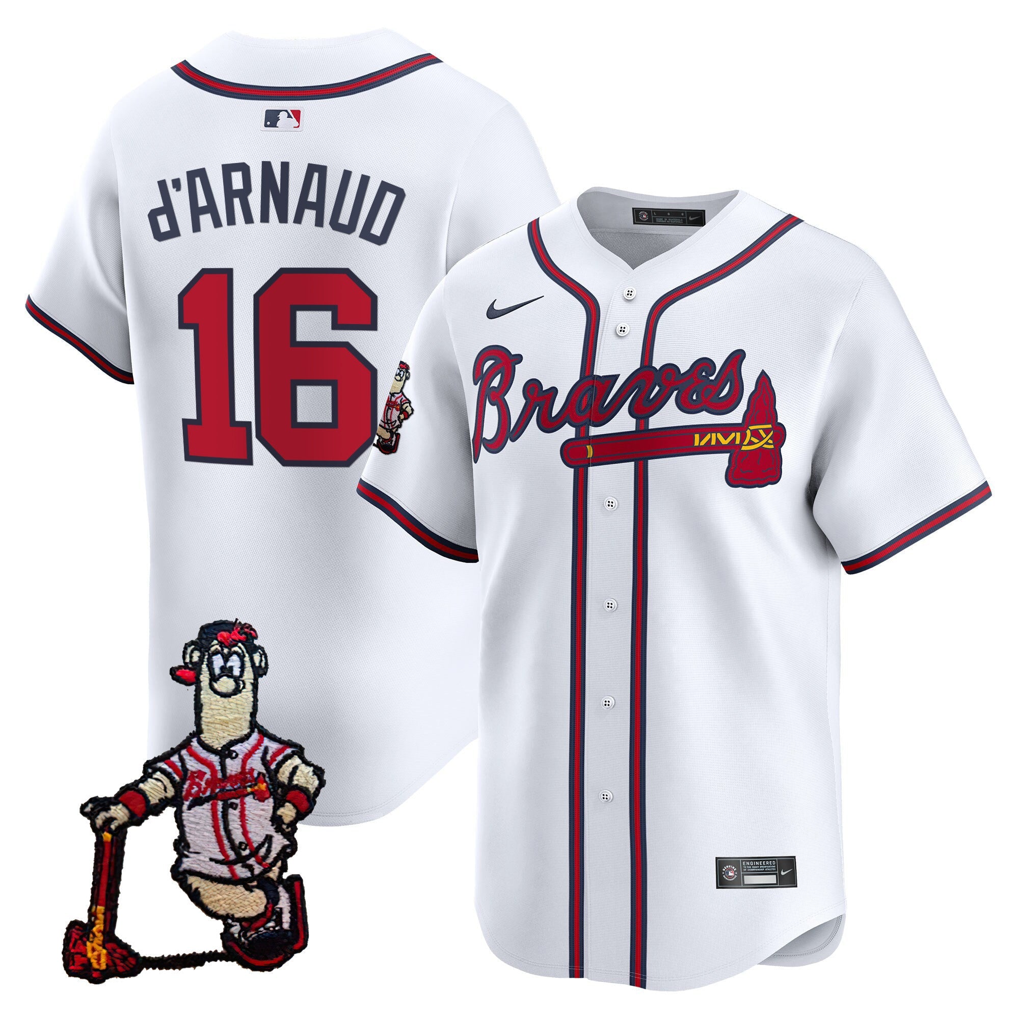 Men’s Atlanta Blooper Patch Vapor Premier Limited Jersey