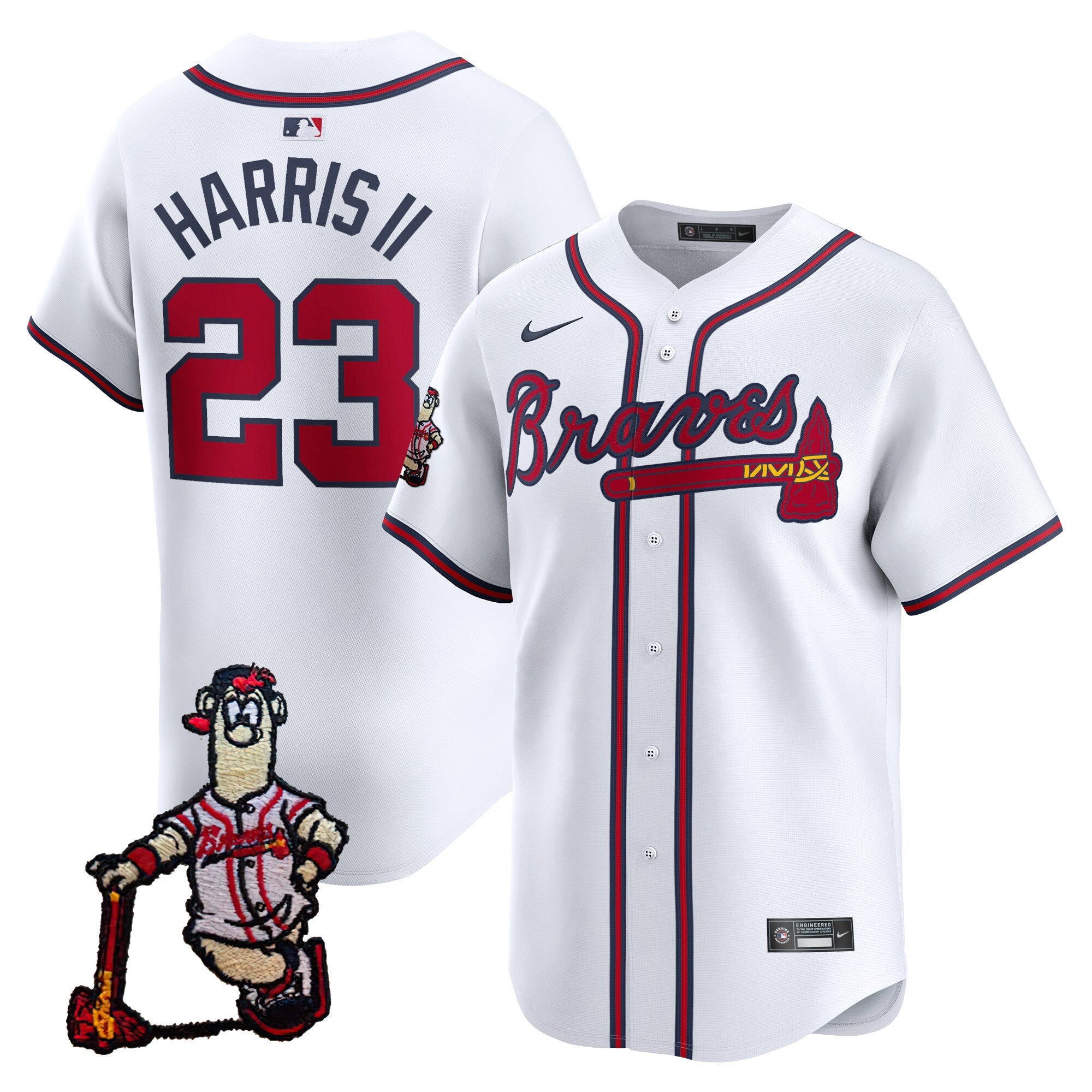 Men’s Atlanta Blooper Patch Vapor Premier Limited Jersey